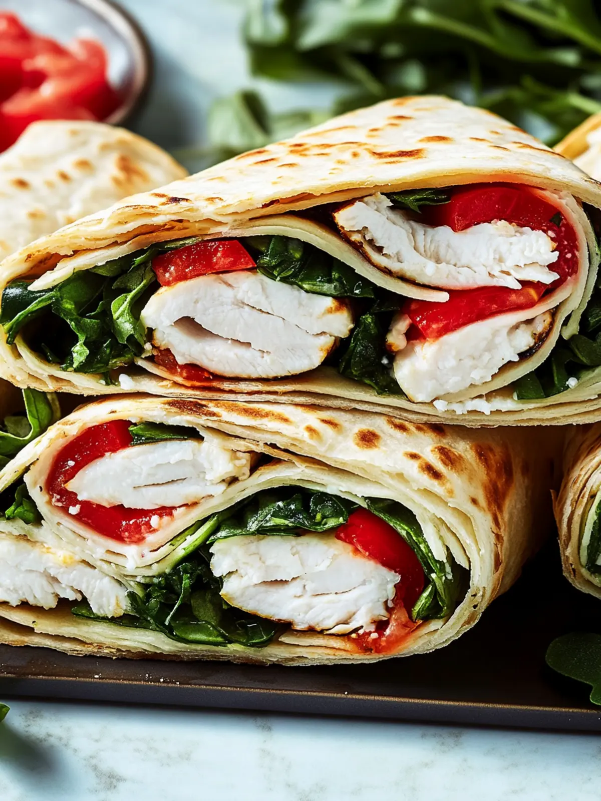 Savory Turkey Lavash Wrap: Healthy and Quick Lunch Delight 2 Turkey Lavash Wrap