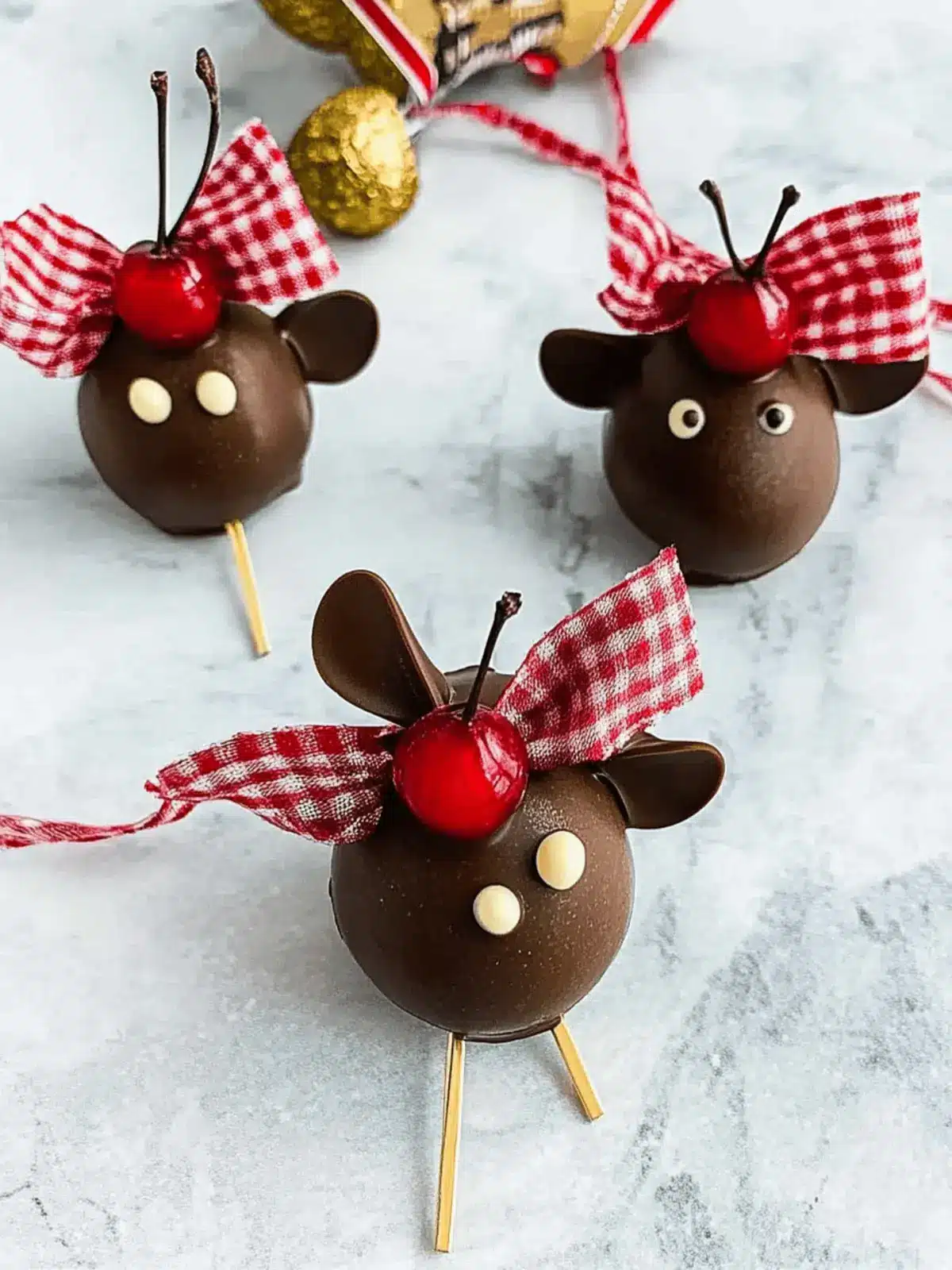 How to Make Chocolate Cherry Mice for Joyful Holiday Fun 4 How to Make Chocolate Cherry Mice