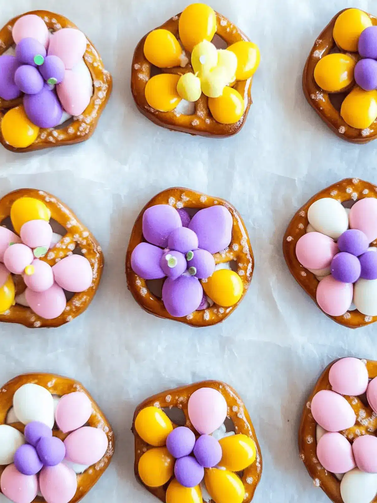 Candy Pretzel Flowers Are A Cute and Colorful Treat You ll Love 4 Candy Pretzel Flowers Are A Cute and Colorful Treat