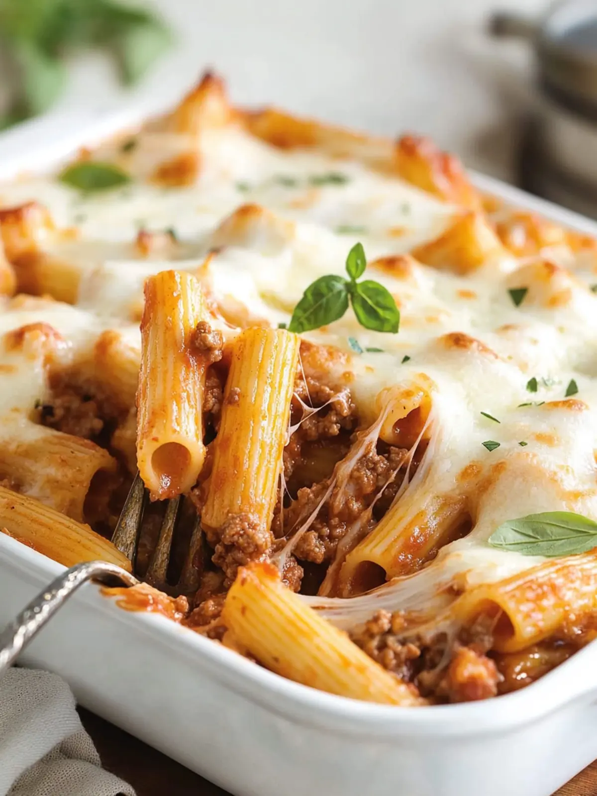 Savory Easy Baked Rigatoni with Ground Beef for Cozy Nights 3 Easy Baked Rigatoni with Ground Beef