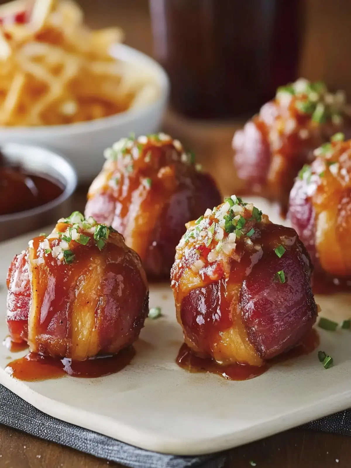 Cheddar-Stuffed BBQ Bacon Bombs That Wow Every Guest 4 Cheddar-Stuffed BBQ Bacon Bombs
