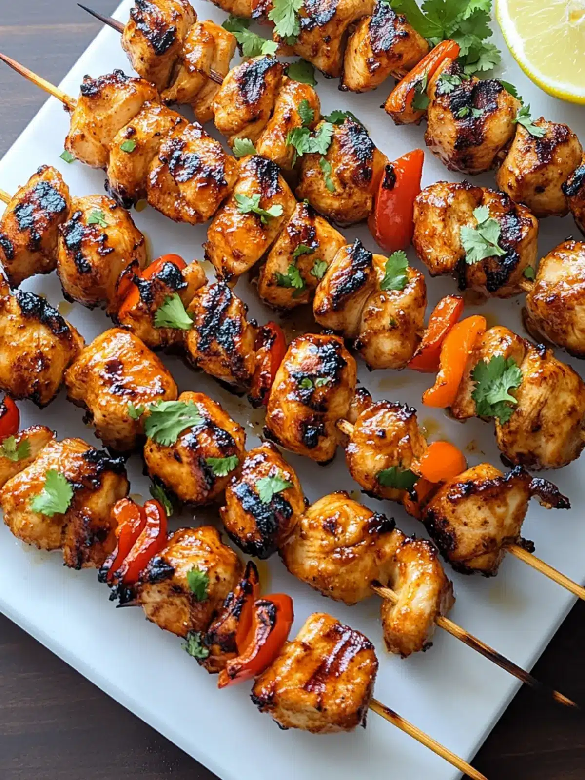 Sweet Chili Grilled Chicken Skewers for Flavorful Summer Nights 4 Sweet Chili Grilled Chicken Skewers