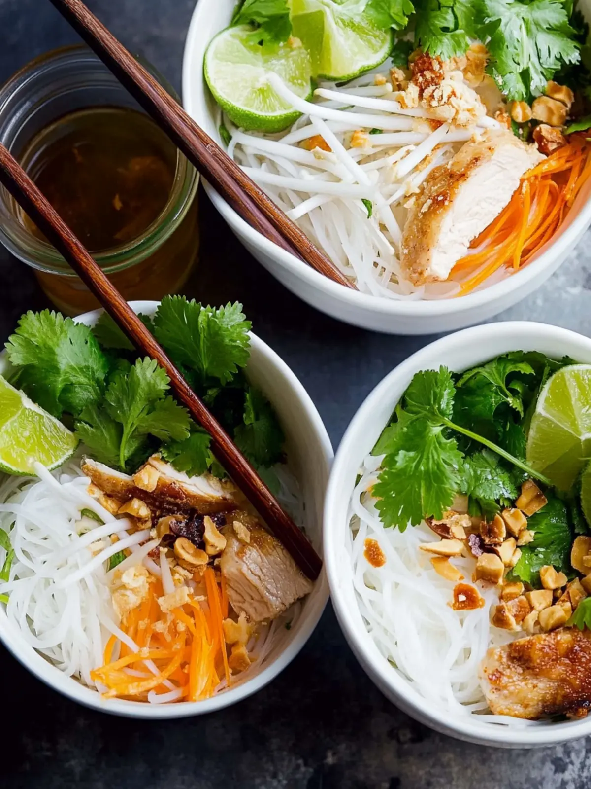 Savory Vietnamese-Style Noodle Bowls with Chicken You ll Adore 4 Vietnamese-Style Noodle Bowls with Chicken