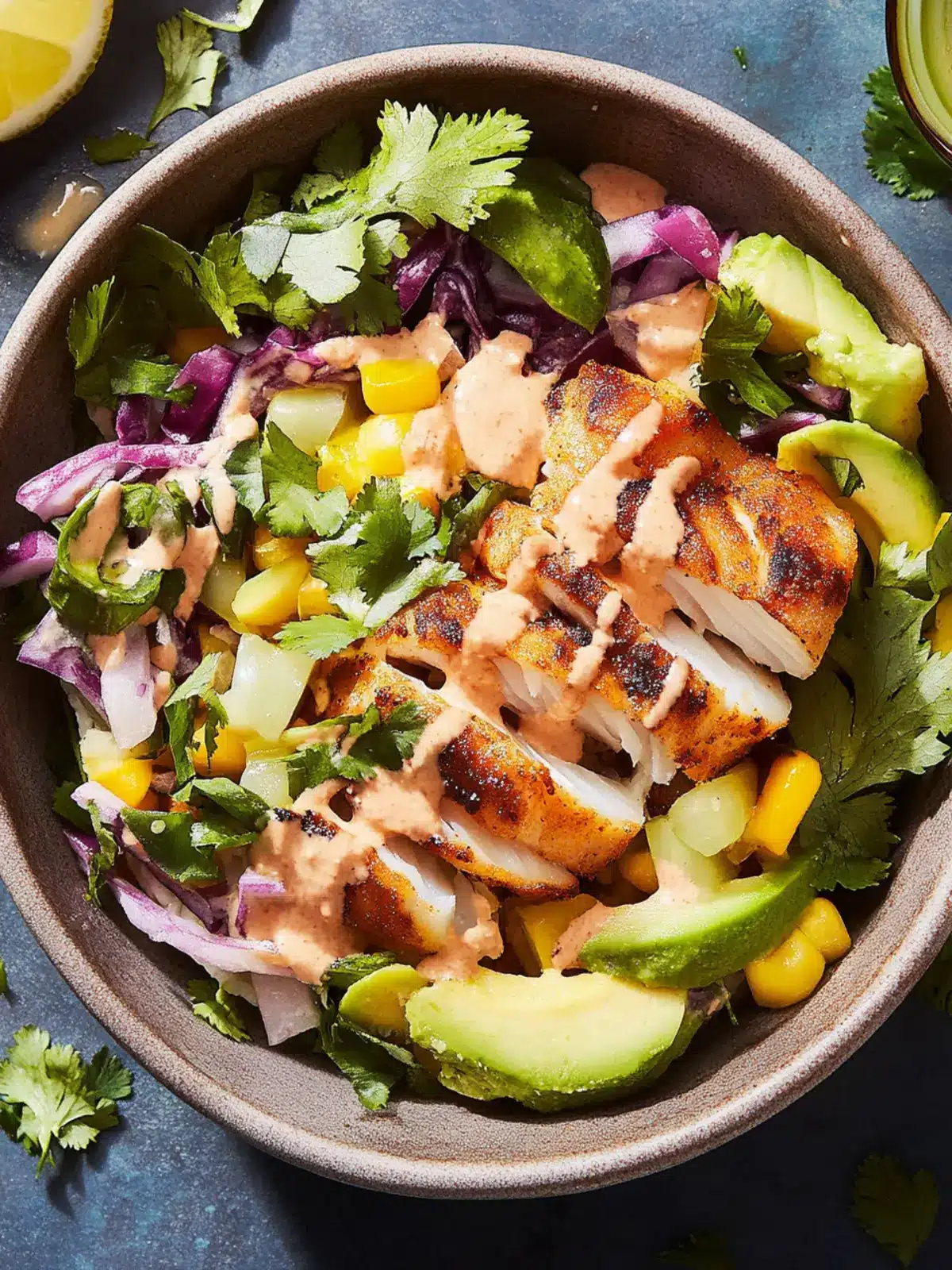 Crispy Fish Taco Bowls with Creamy Slaw Delight 3 Fish Taco Bowls