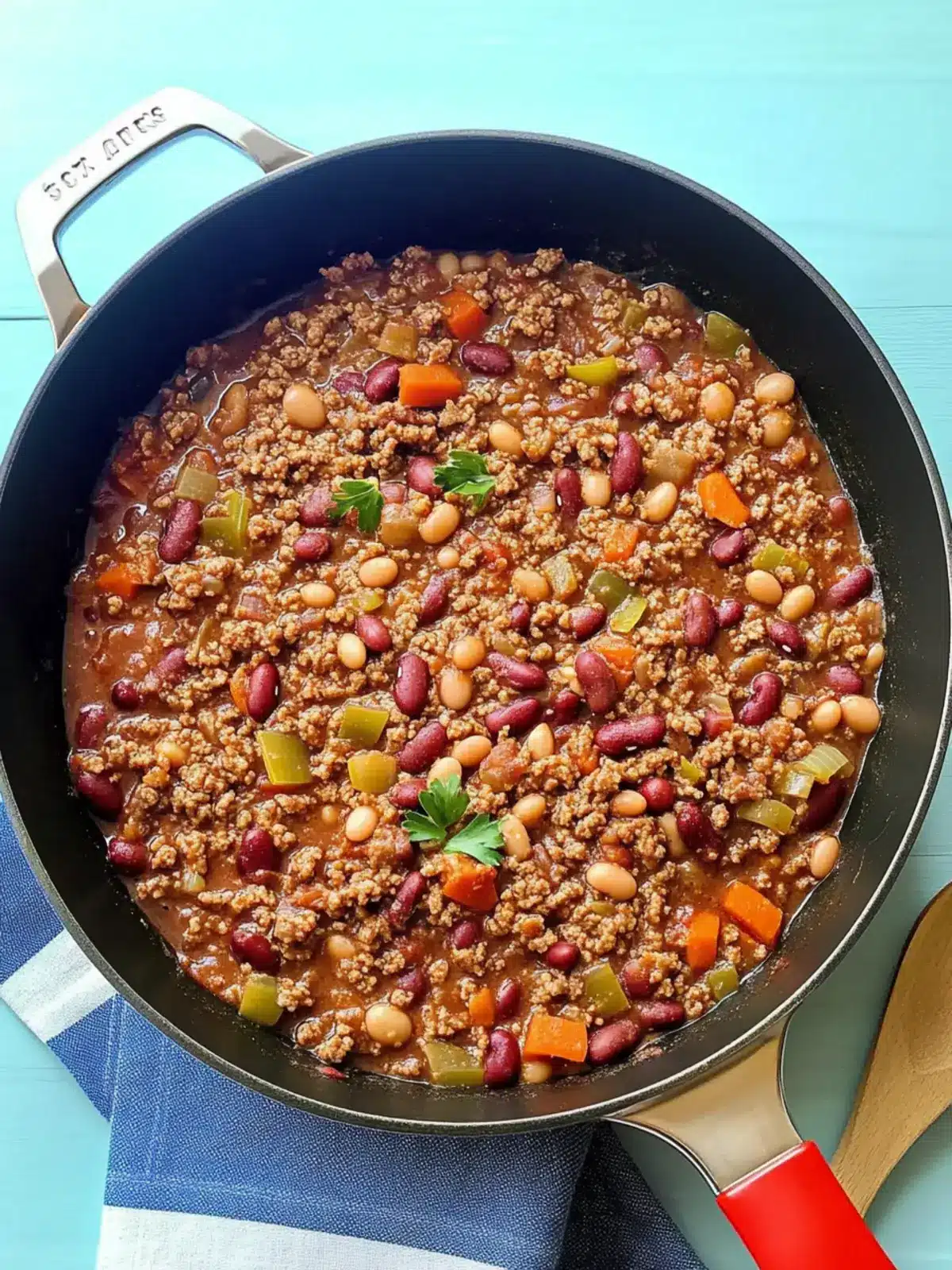 Delicious Southern Ground Beef and Bean Skillet in 45 Minutes 3 Southern Ground Beef and Bean Skillet