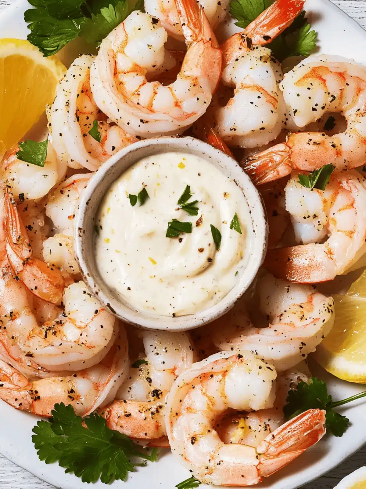 Roasted Shrimp Cocktail with Zesty Lemon-Horseradish Aioli 2 Roasted Shrimp Cocktail With Lemon-Horseradish Aioli