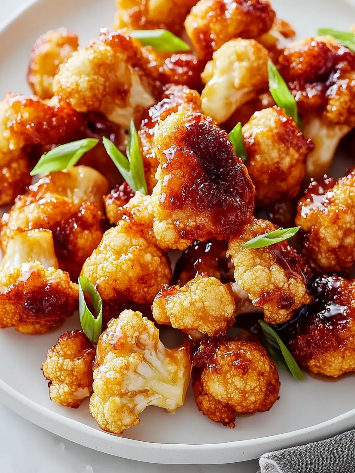 Crispy Honey-Garlic Cauliflower Bites for Irresistible Snacking 2 Honey-Garlic Cauliflower