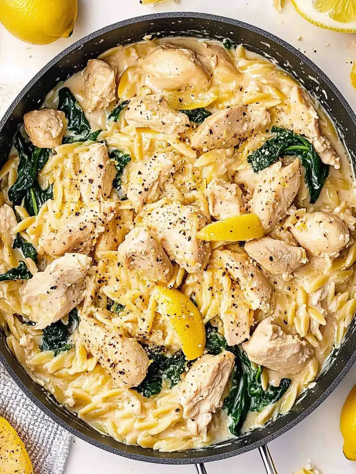 Creamy Lemon Chicken Orzo: A Bright & Comforting Dinner Delight 3 Creamy Lemon Chicken Orzo