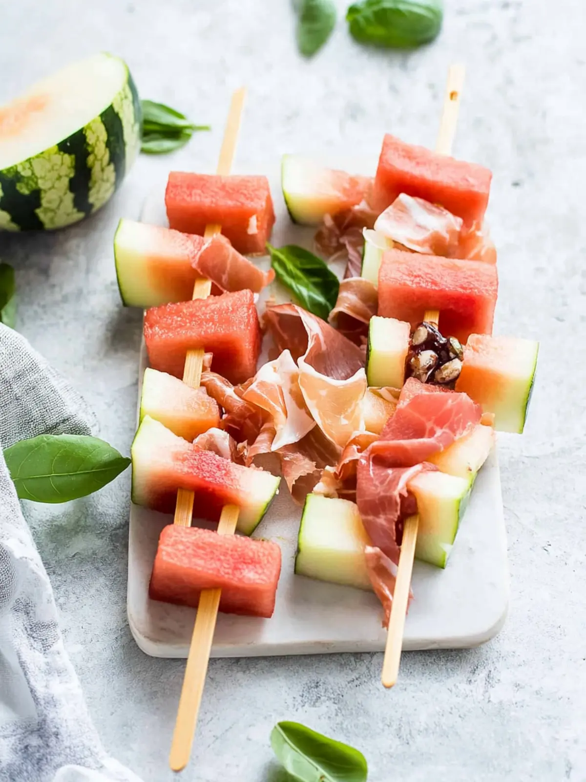 Deliciously Easy Watermelon Skewers with Prosciutto Twist 3 Easy Watermelon Skewers With Prosciutto