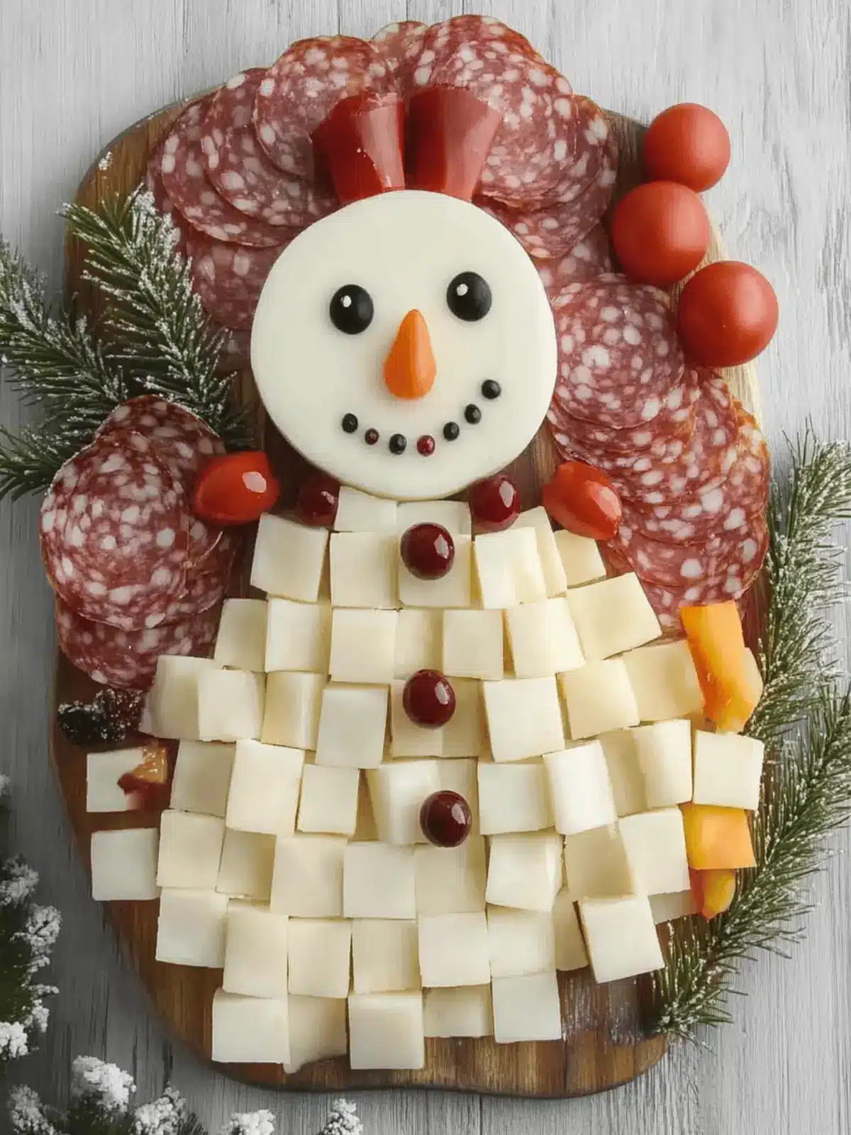 Create a Fun and Festive Snowman Charcuterie Board Adventure 2 Fun and Festive Snowman Charcuterie Board