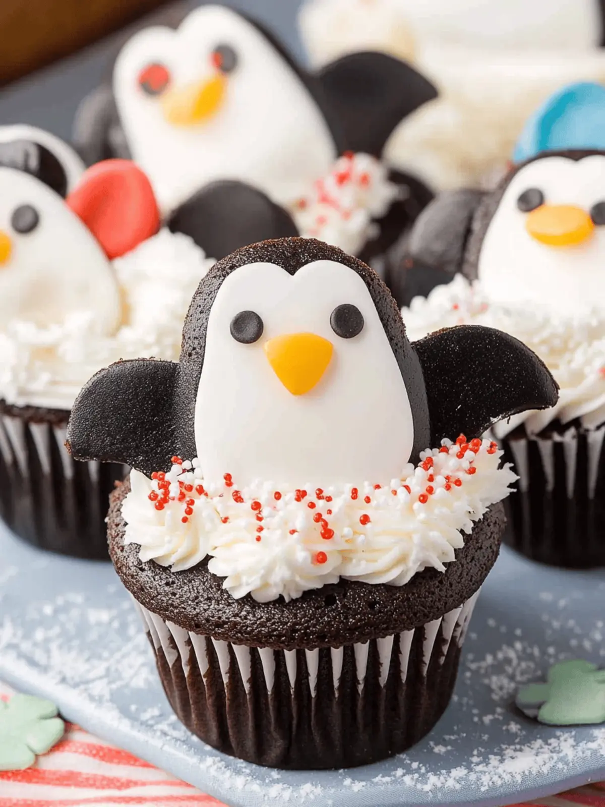 Delight in Easy Penguin Cupcakes: Festive Holiday Winter Treat 2 Easy Penguin Cupcakes: Festive Holiday Winter Treat