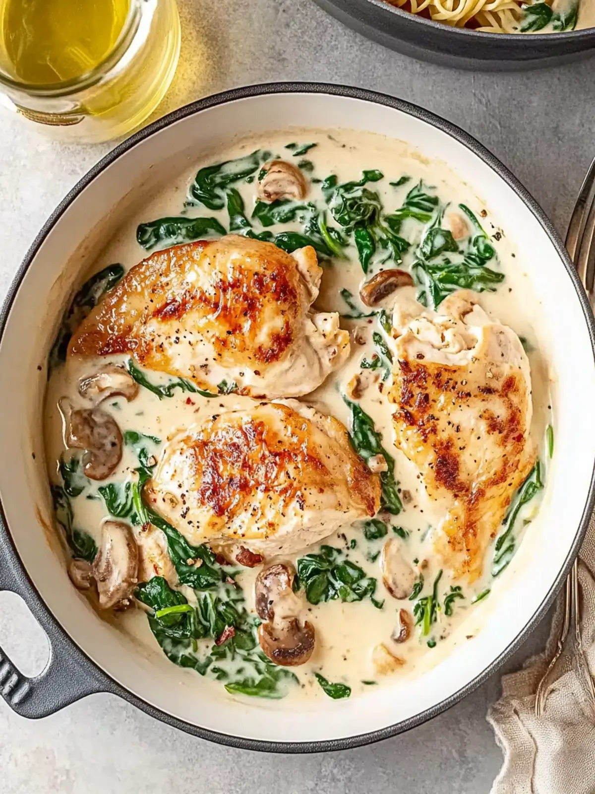 Deliciously Easy Creamy Chicken Florentine for Cozy Nights 2 Creamy Chicken Florentine