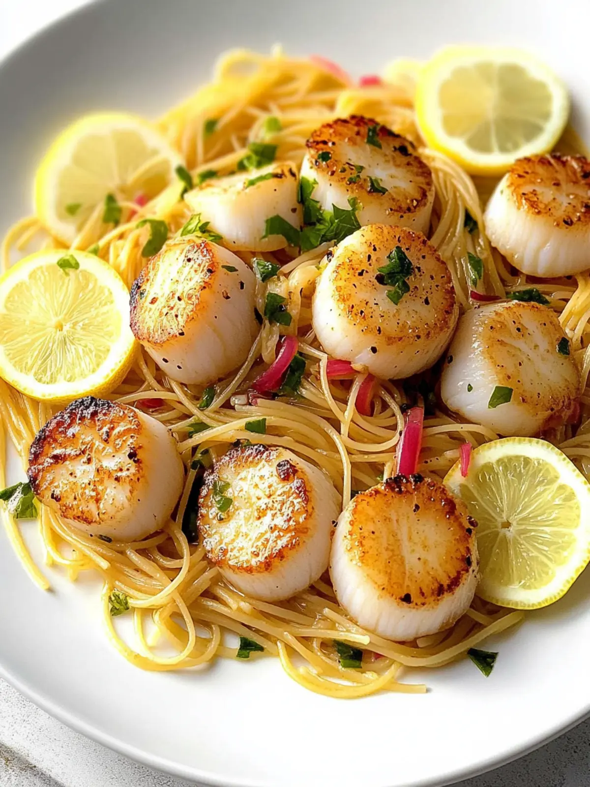 Lemony Scallops with Angel Hair Pasta for a Bright Weeknight Meal 3 Lemony Scallops with Angel Hair Pasta