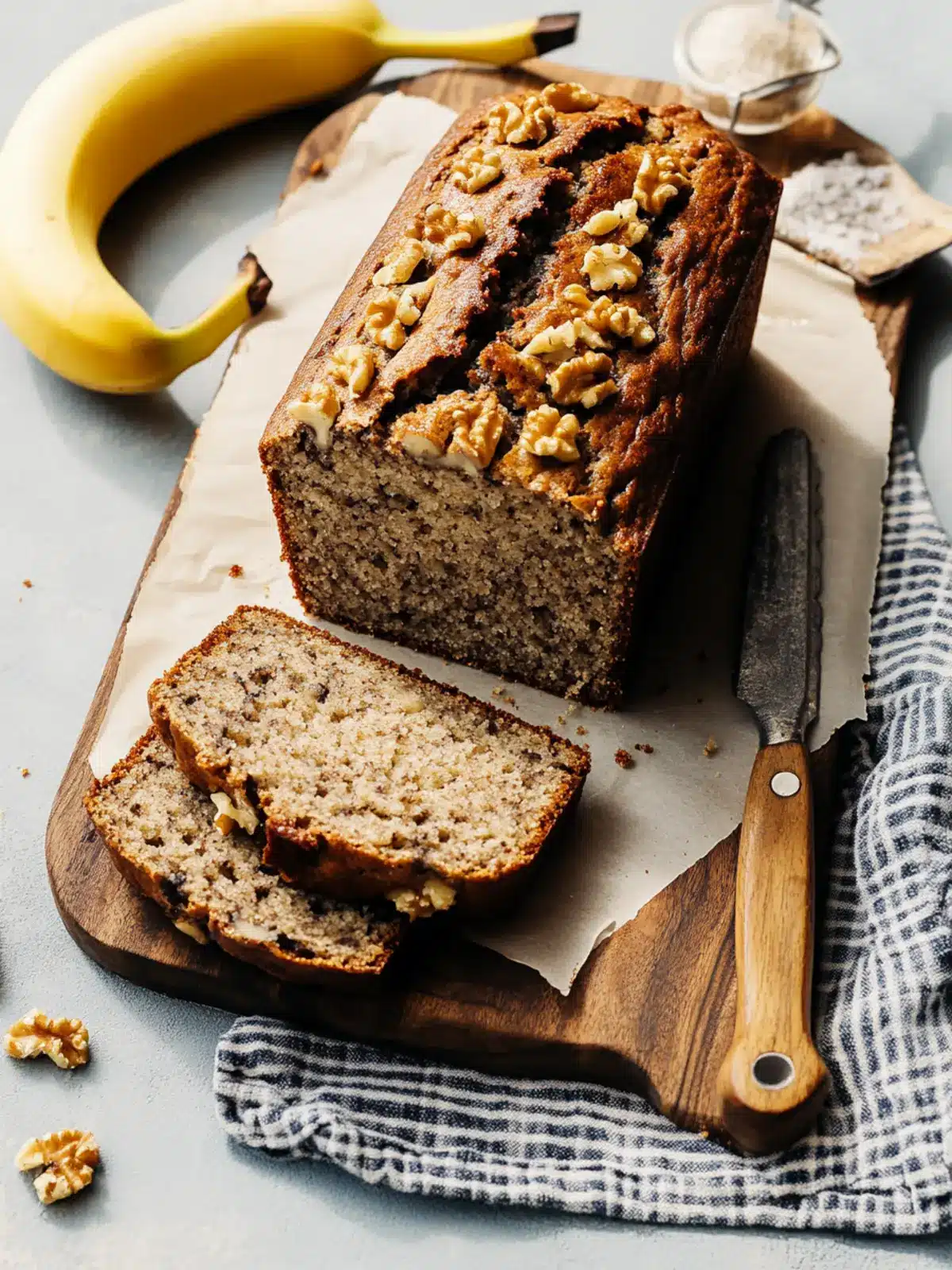 Irresistible Old-Fashioned Banana Bread with Crunchy Walnuts 3 Old-Fashioned Banana Bread with Crunchy Walnuts