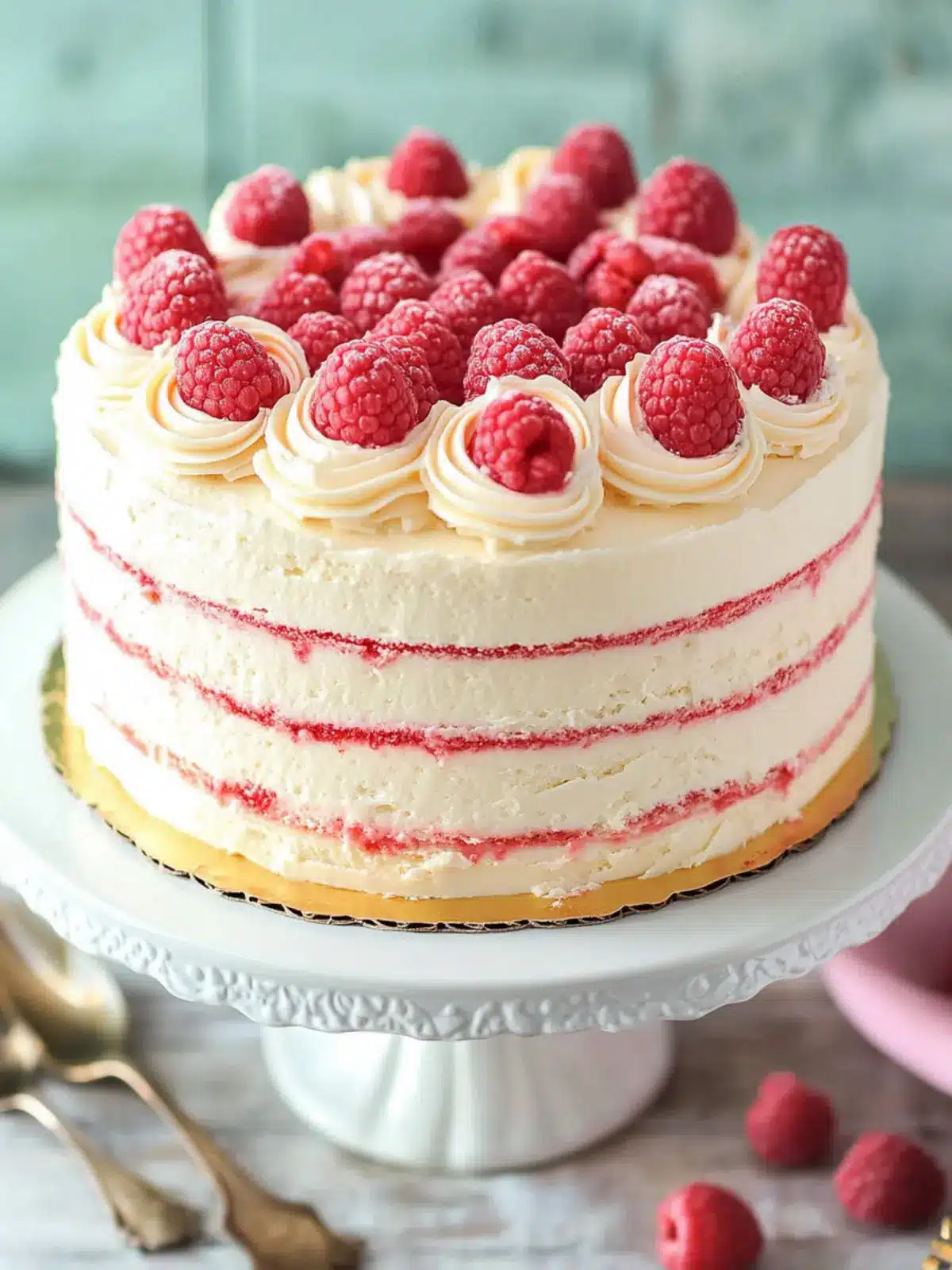 Delightful Raspberry Almond Layer Cake for Any Occasion 3 Raspberry Almond Layer Cake