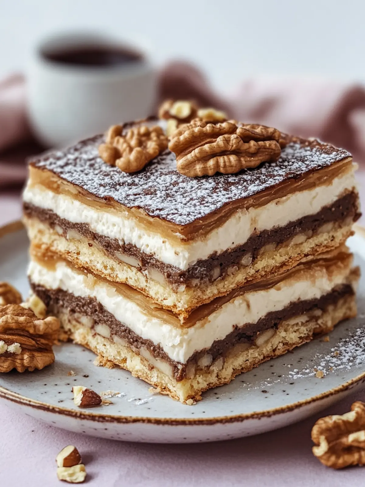 Zserbó Szelet: Irresistible Layered Walnut Pastry Recipe 4 Zserbó Szelet (Layered Walnut Pastry)