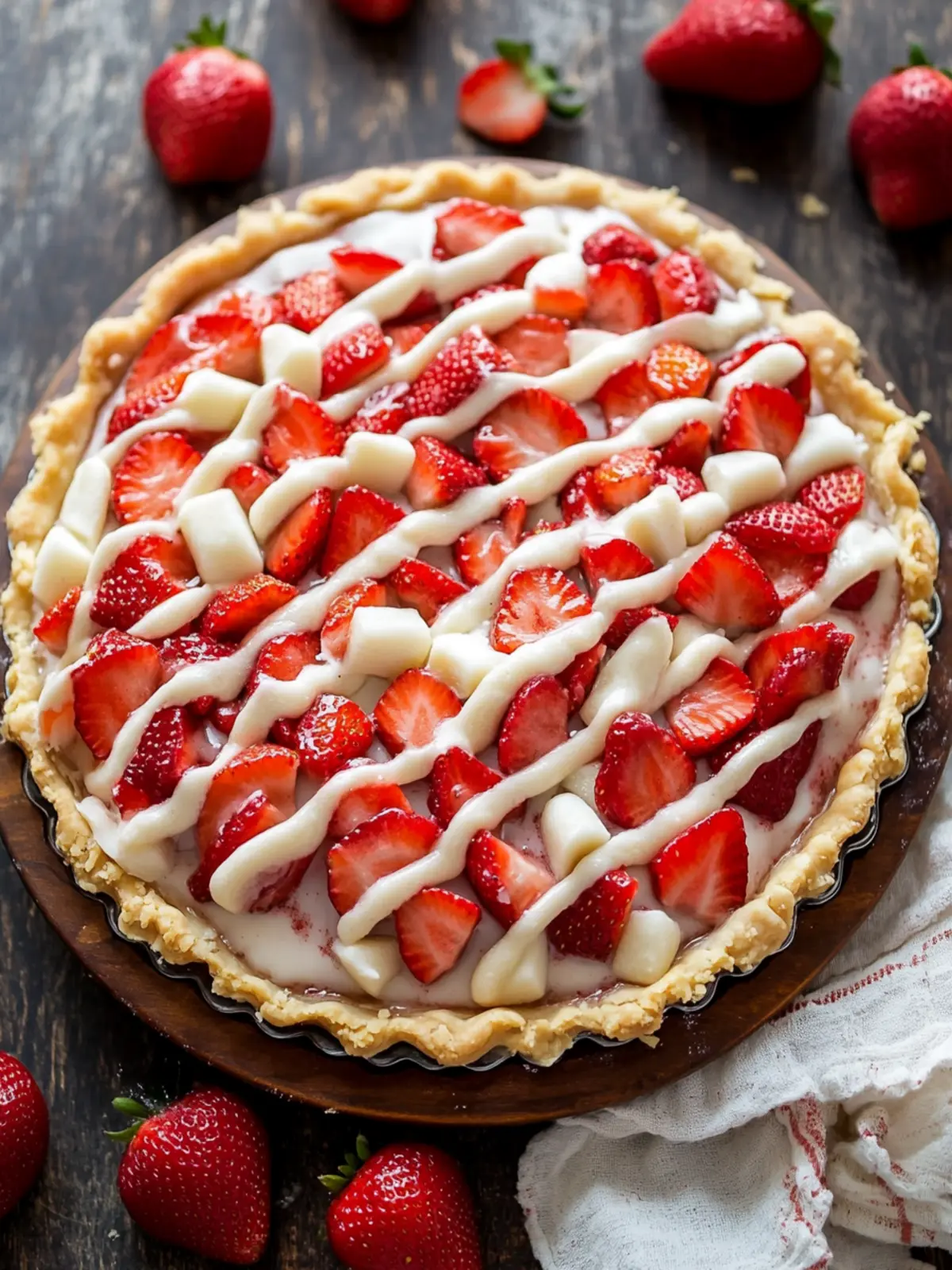 Irresistible No-Bake Strawberry White Chocolate Pie Recipe 2 Strawberry White Chocolate Pie