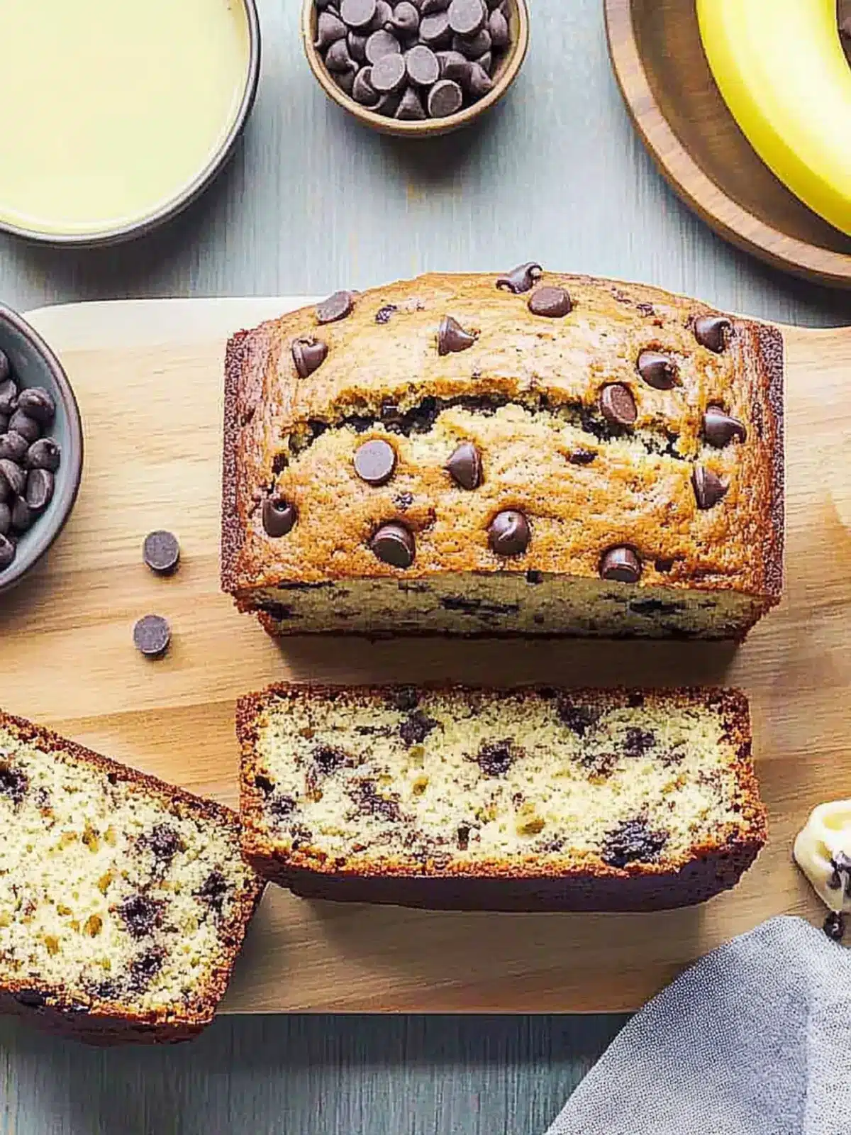 Irresistible Chocolate Chip Banana Bread for Sweet Moments 3 Chocolate Chip Banana Bread