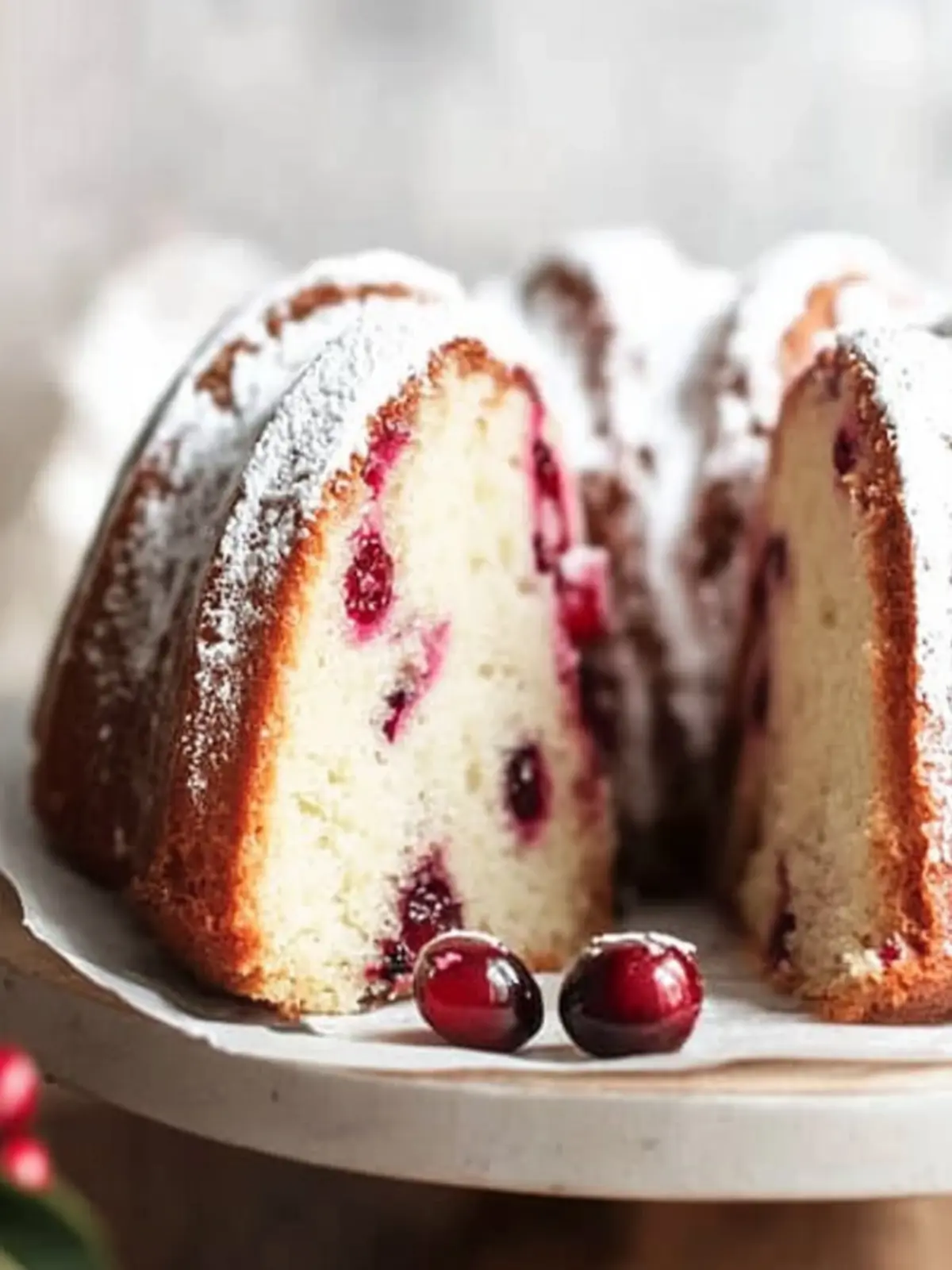 Delightful Vanilla Cranberry Bundt Cake for Festive Feasts 3 Vanilla Cranberry Bundt Cake