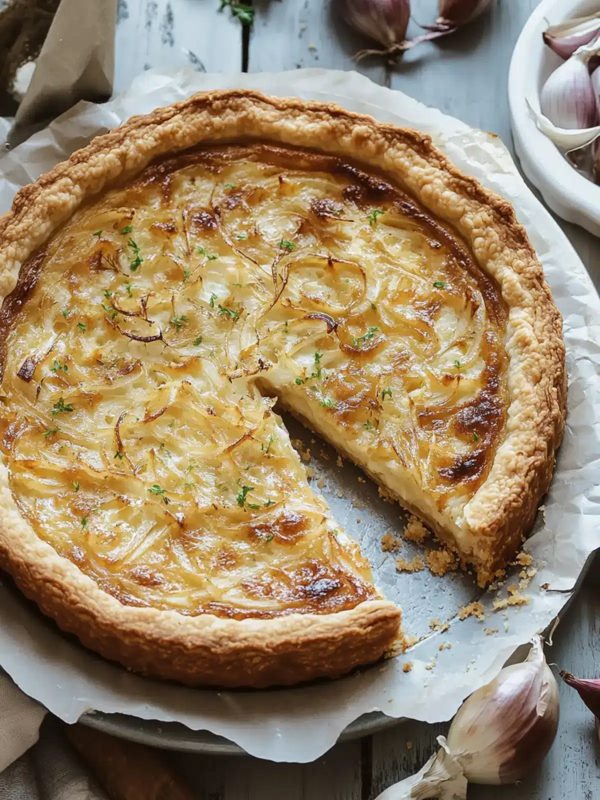 Delicious German Zwiebelkuchen: Comfort in Every Bite 3 German Zwiebelkuchen (Onion Tart)