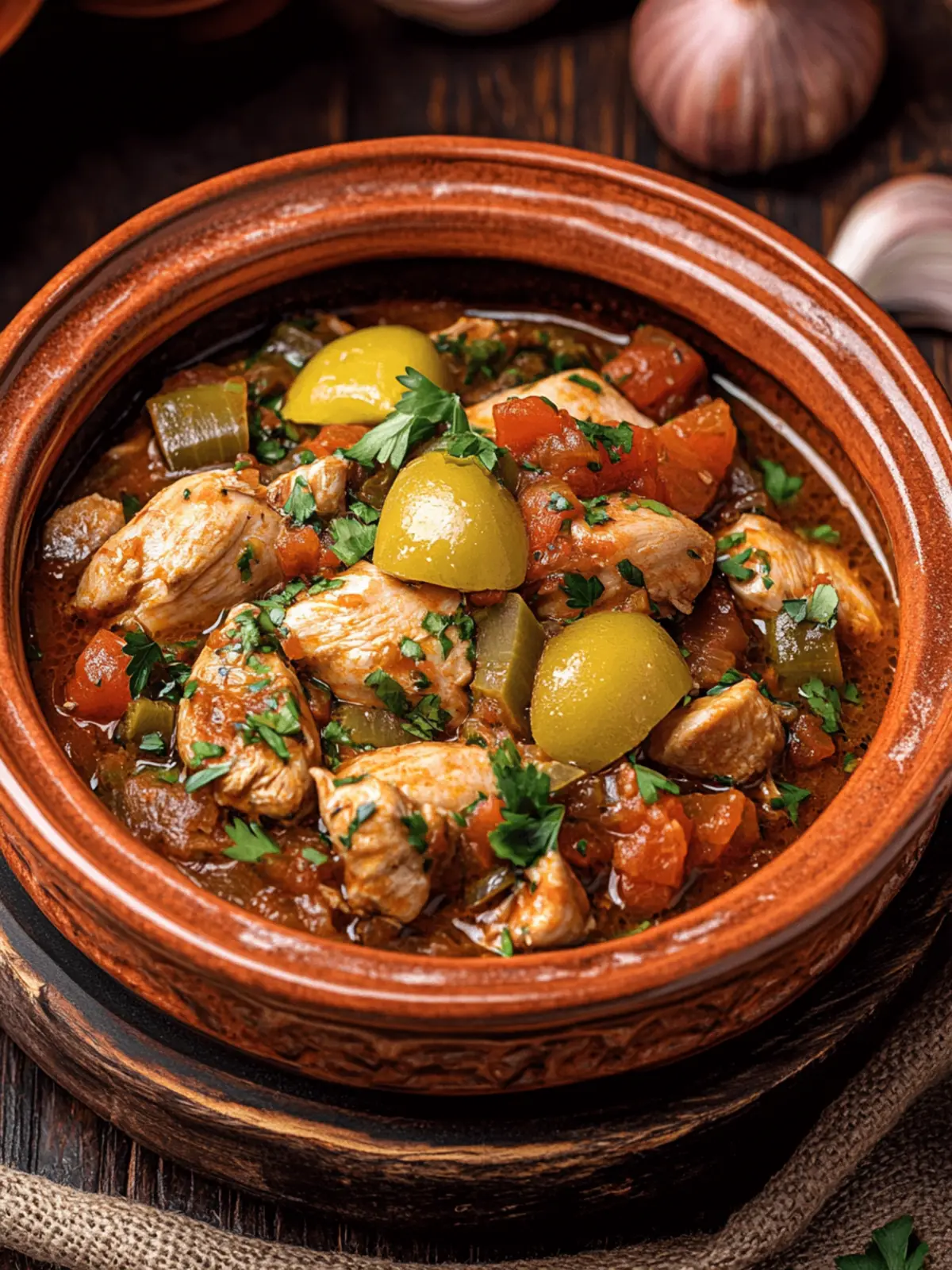 Savory Moroccan Chicken Tagine Stew for Cozy Evenings 3 Moroccan Chicken Tagine (Chicken Stew)
