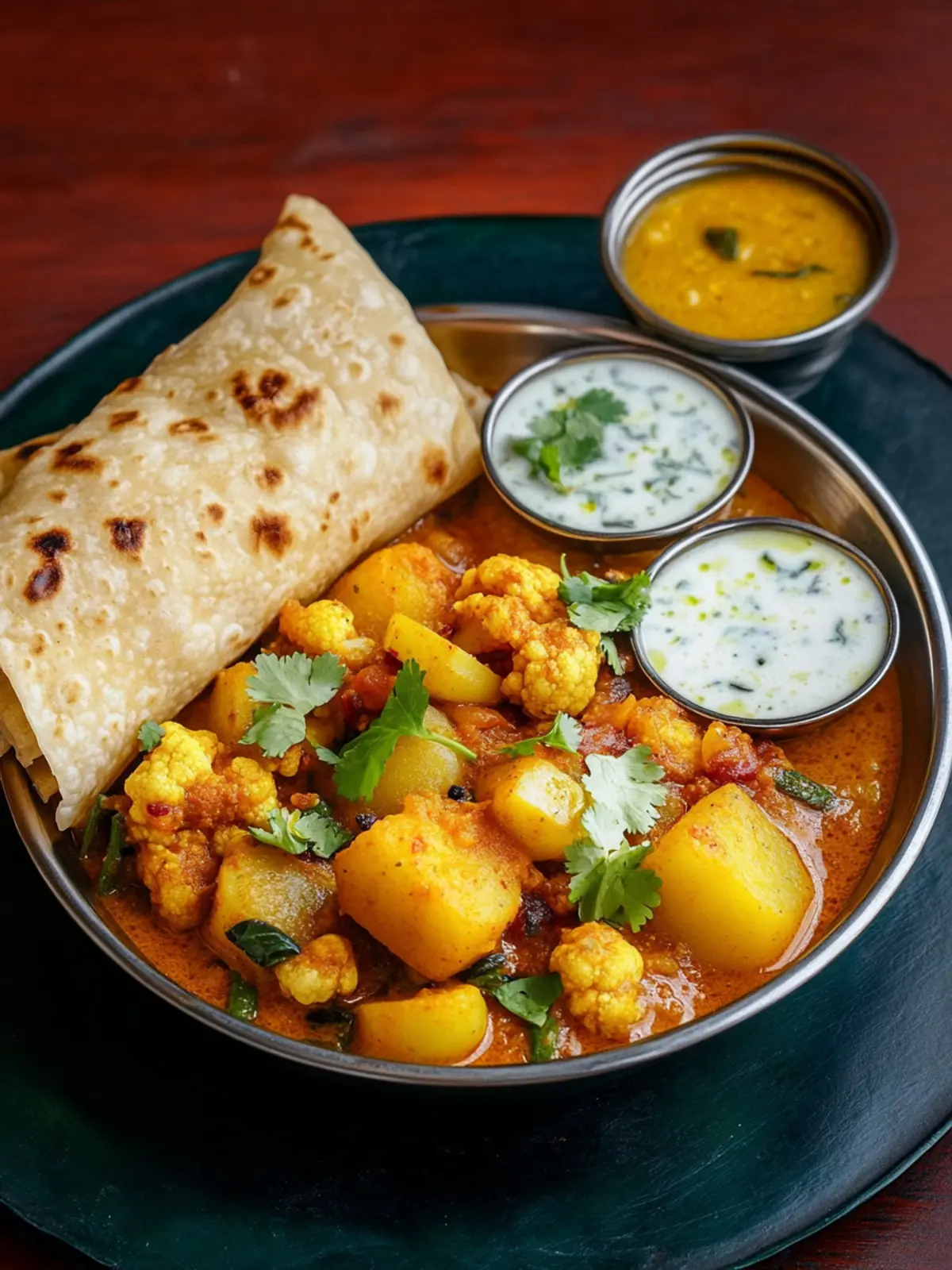 Savory Indian Aloo Gobi: A Flavor Bomb of Comfort 4 Indian Aloo Gobi (Potato and Cauliflower Curry)