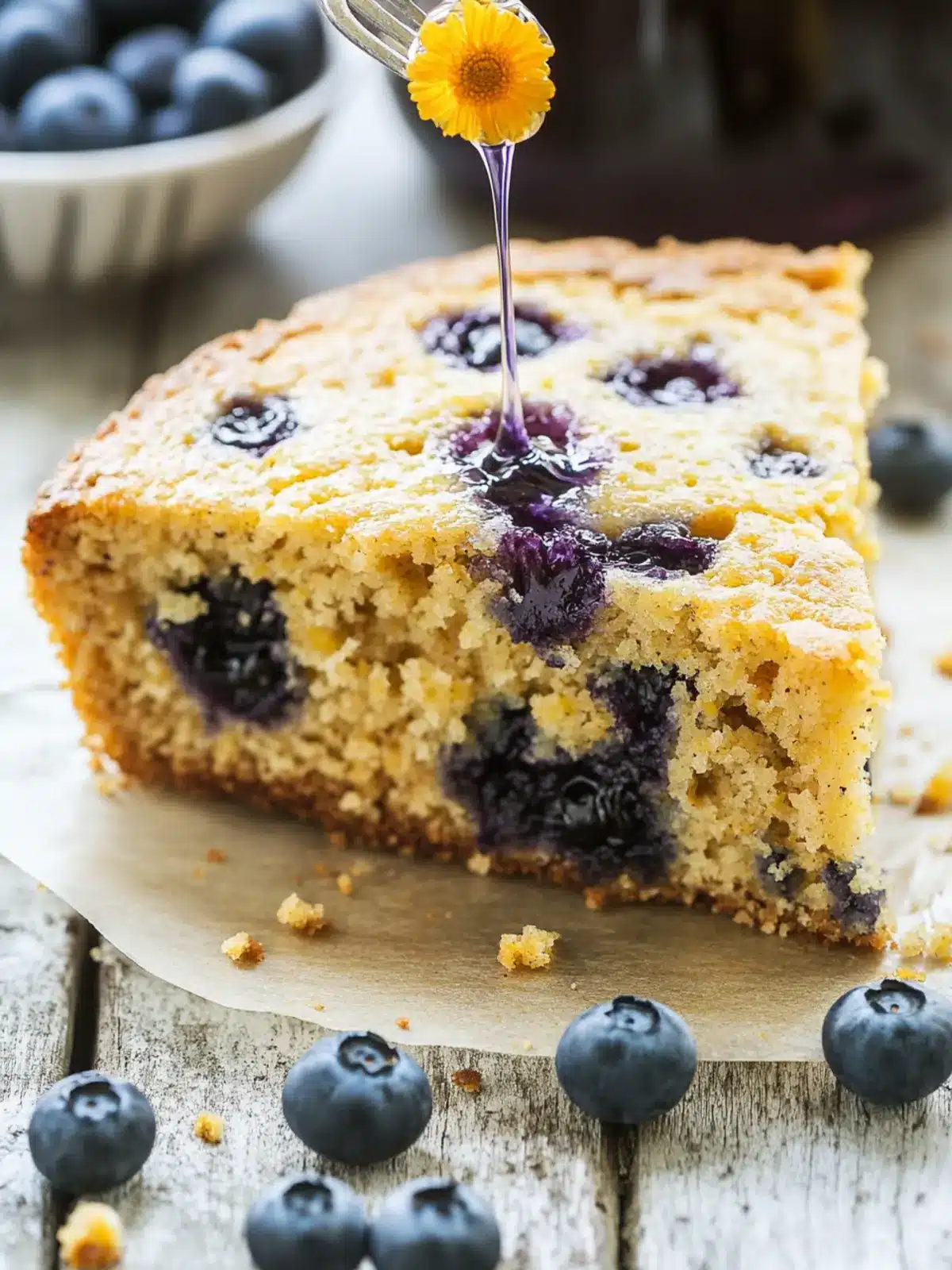 Tender Blueberry Cornbread for a Sweet Breakfast Treat 2 Blueberry Cornbread
