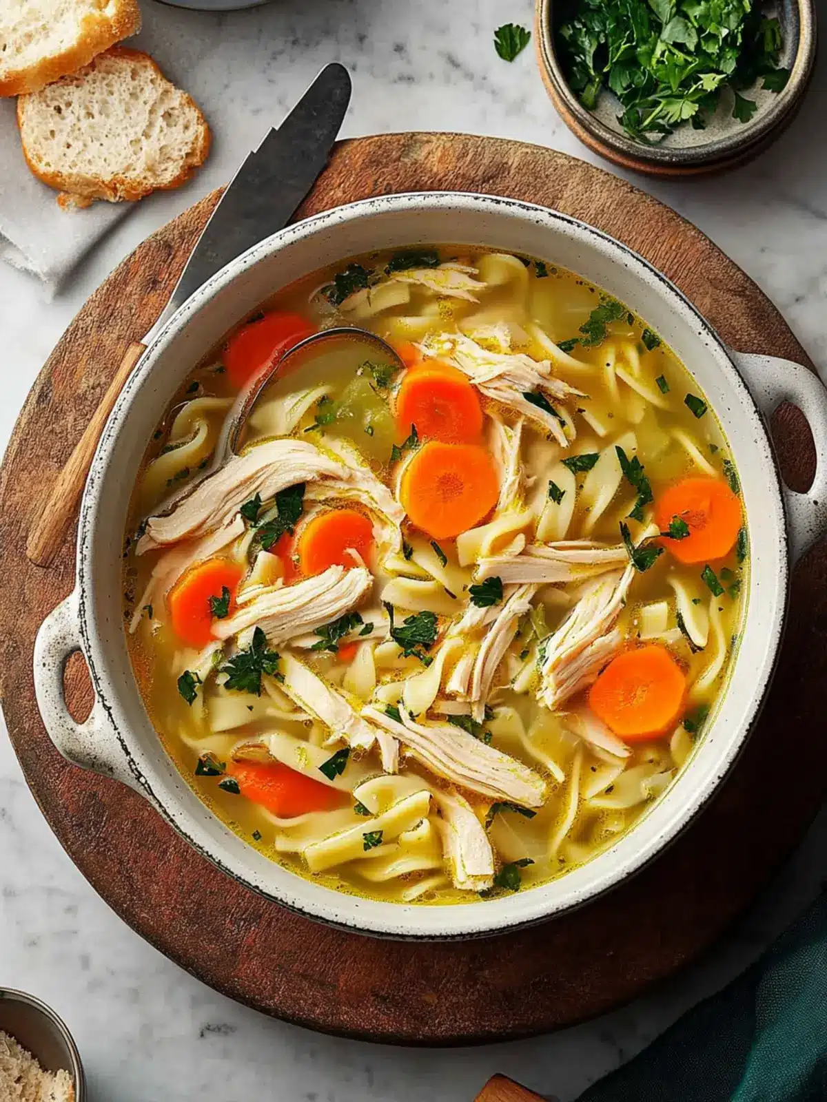 Hearty Chicken Noodle Soup for Ultimate Comfort on Chilly Days 2 Chicken Noodle Soup