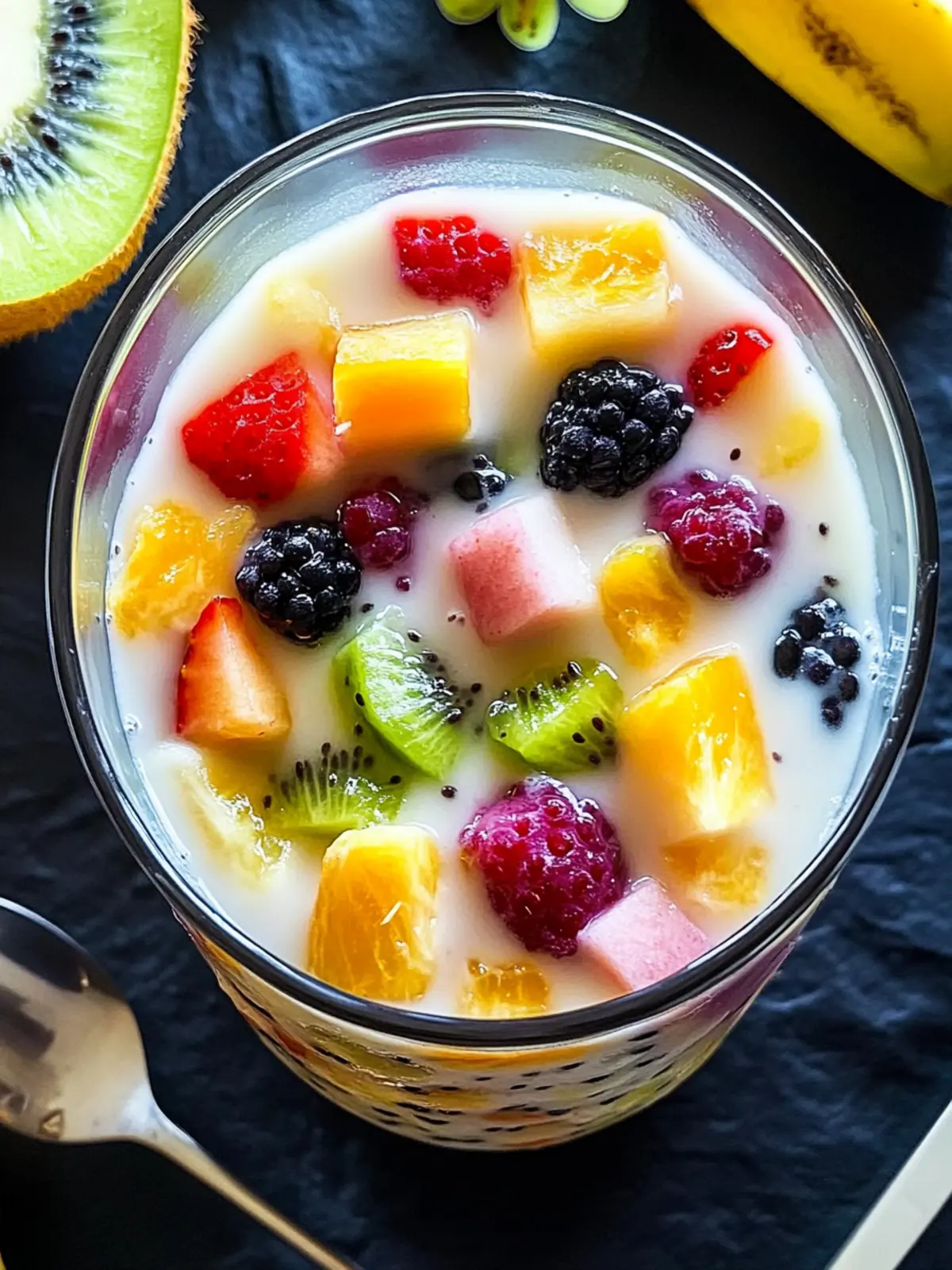 Delicious Mixed Fruit Sago: A Refreshing 10-Minute Dessert 4 Mixed Fruit Sago
