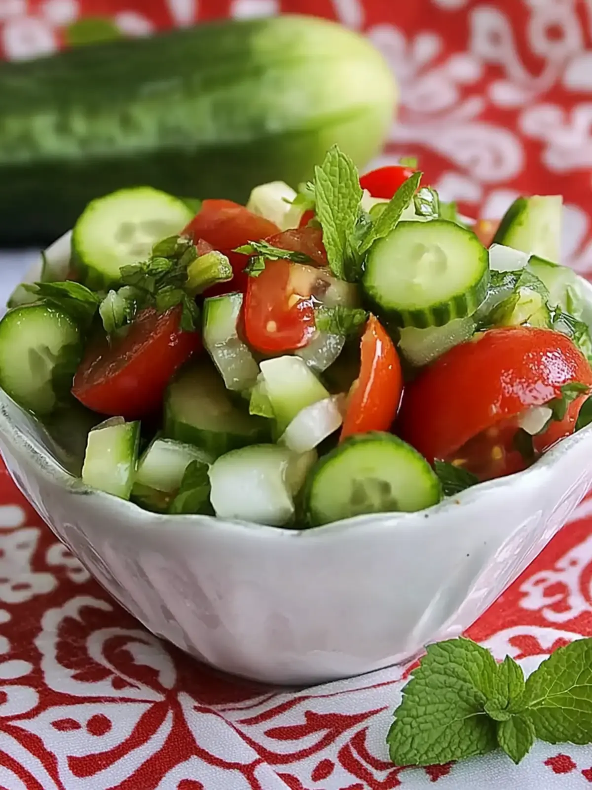 Fresh and Zesty Tomato Cucumber Kachumbar for Easy Meals 3 Tomato Cucumber Kachumbar