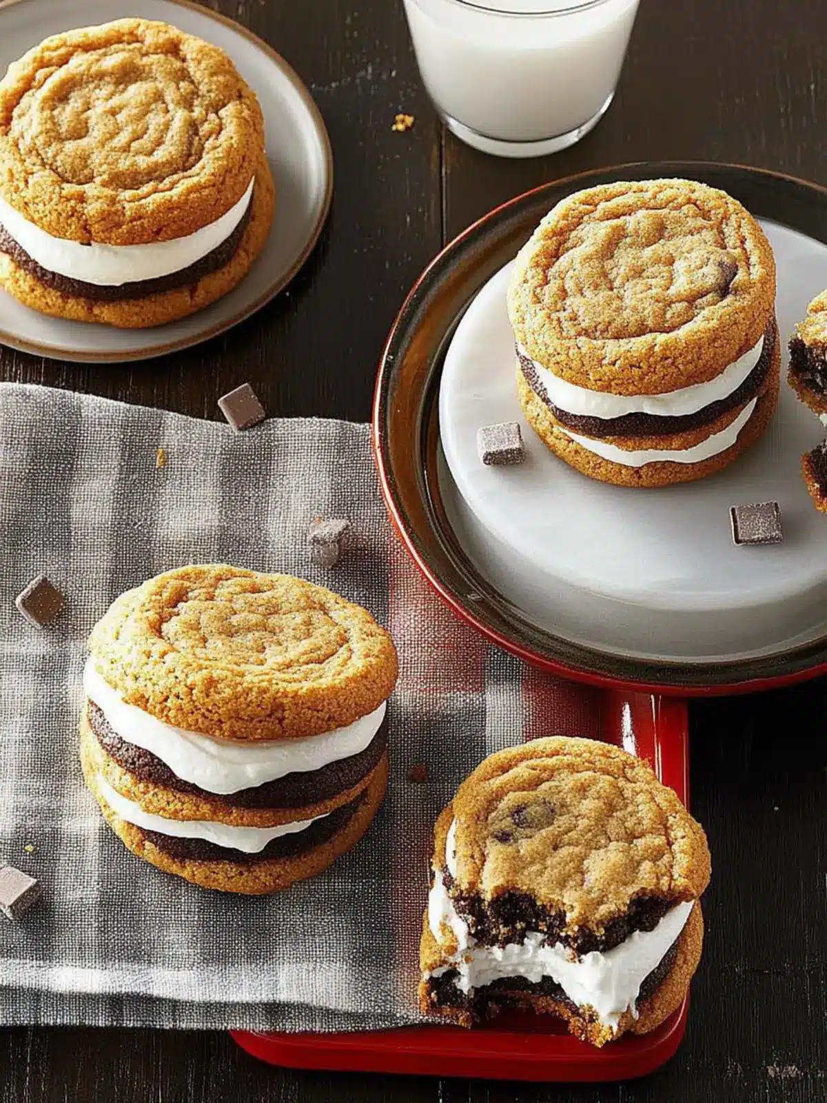 S more Sandwich Cookies: Irresistibly Chewy Campfire Delights 4 S more Sandwich Cookies