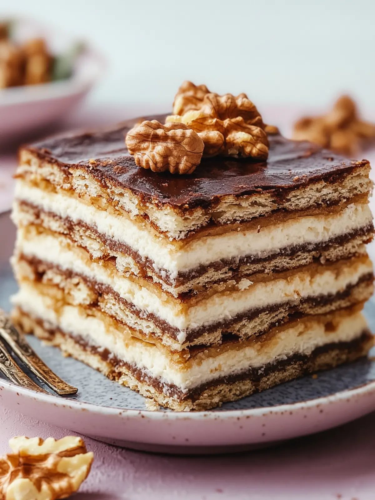 Zserbó Szelet: Irresistible Layered Walnut Pastry Recipe 3 Zserbó Szelet (Layered Walnut Pastry)