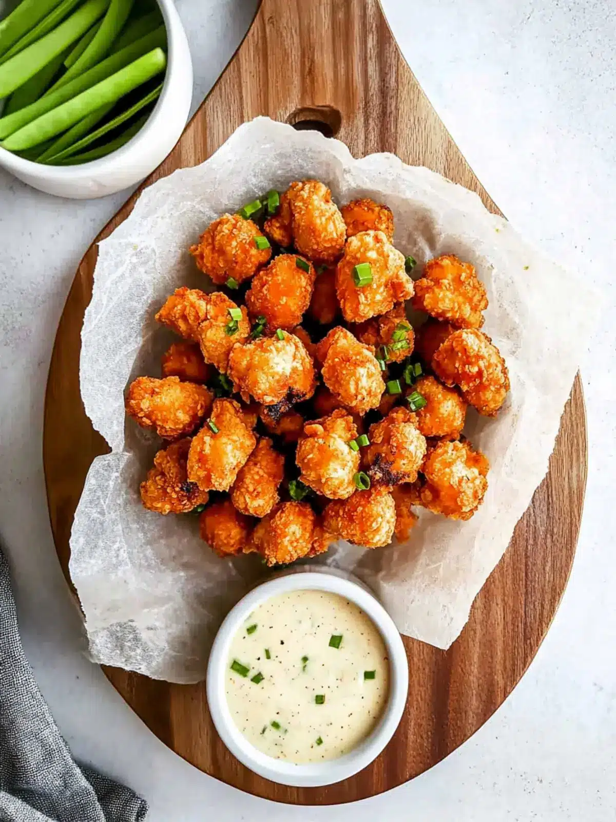 Crispy Air Fryer Buffalo Popcorn Chicken for Game Day Fun 4 Air Fryer Buffalo Popcorn Chicken
