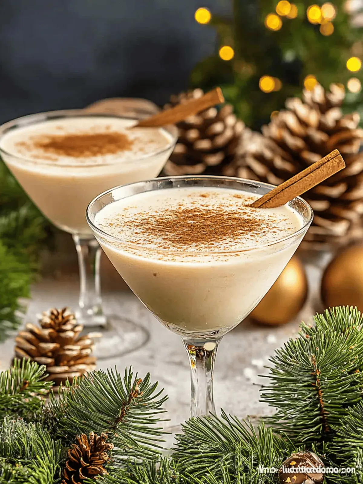 Delicious Eggnog Martini: Holiday Cheer in Every Sip 3 Eggnog Martini
