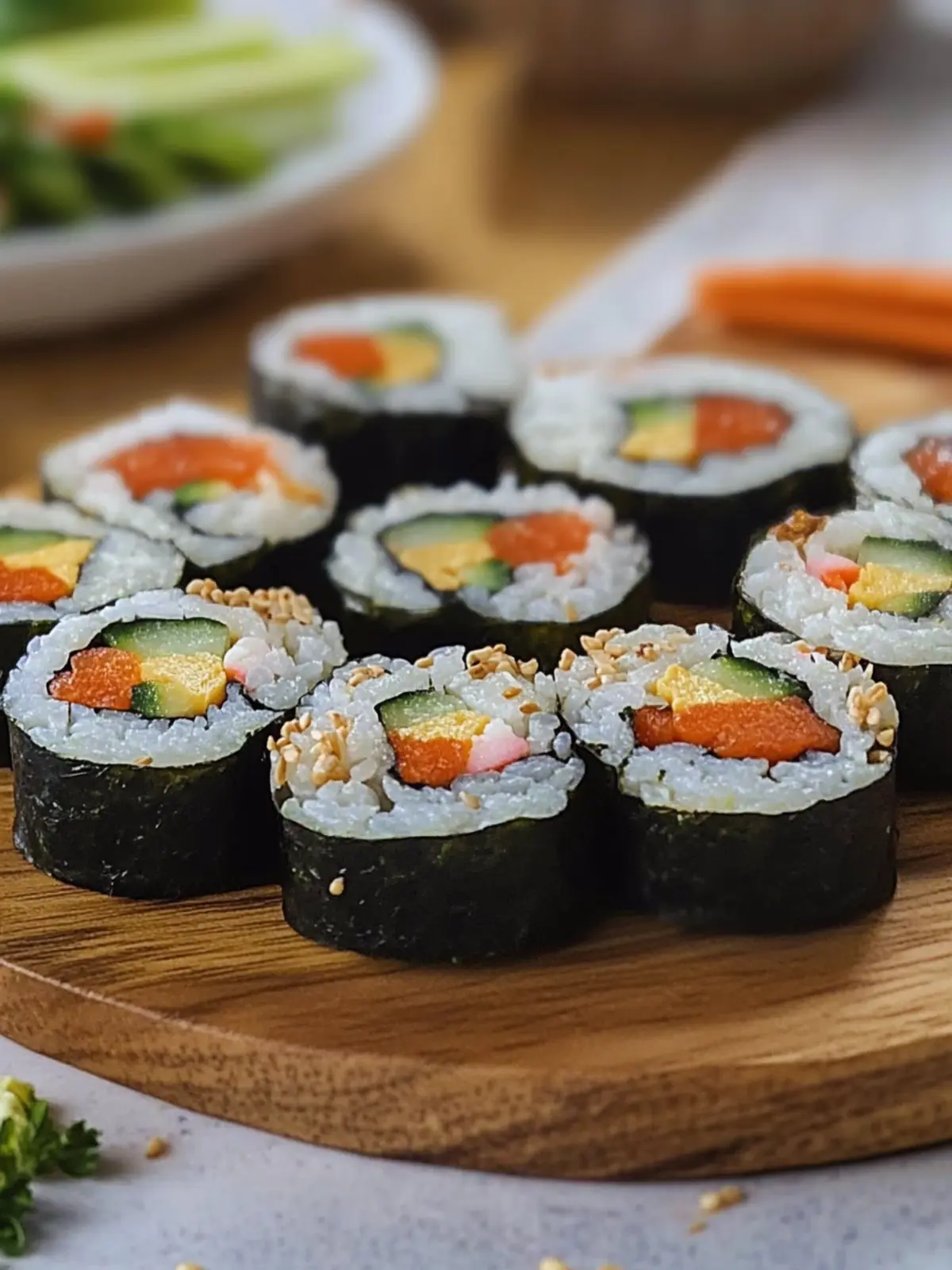 Delicious Homemade Gimbap: A Fresh Twist on a Classic Wrap 3 Gimbap