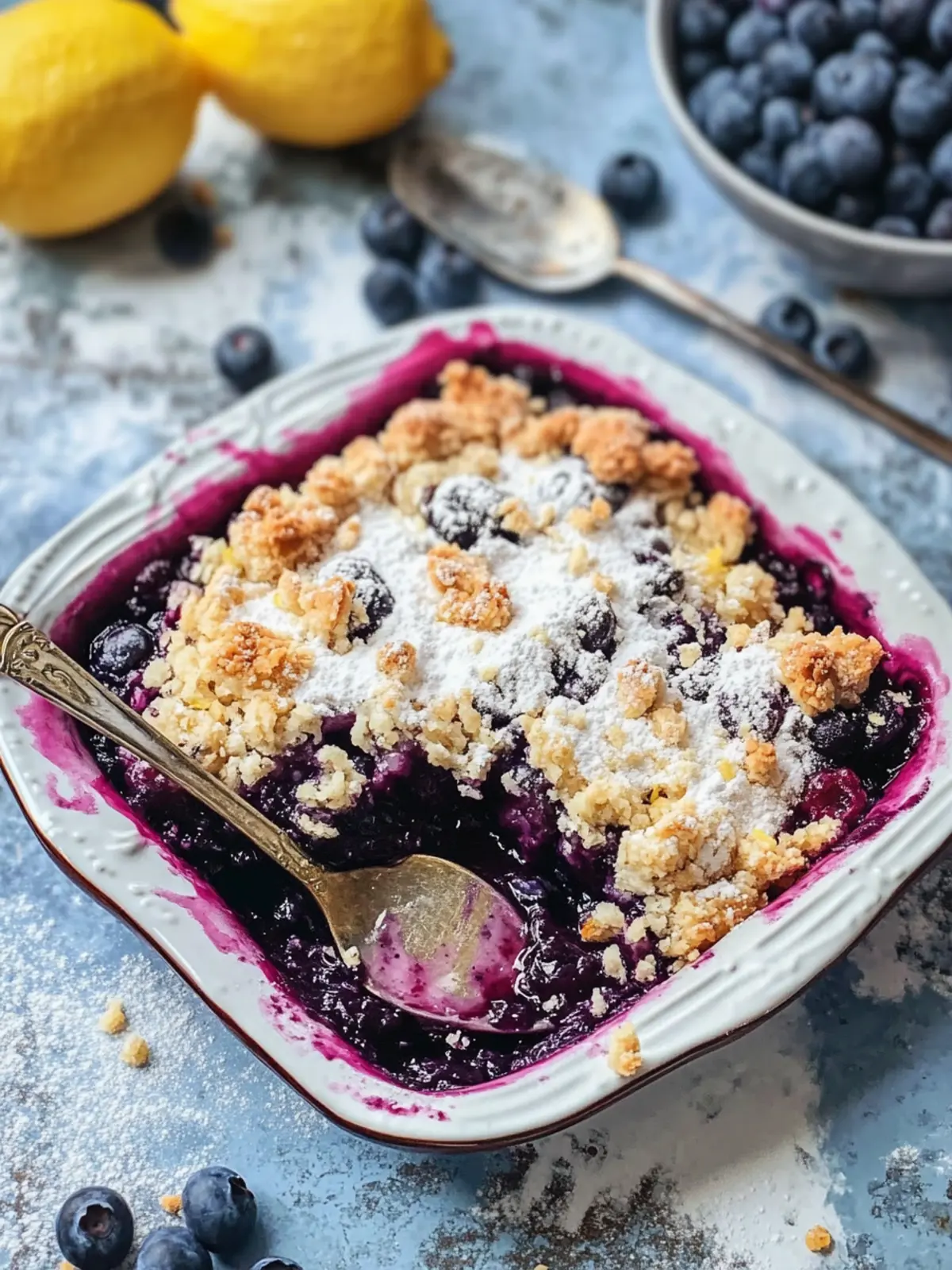 Deliciously Easy Blueberry Lemon Crumble for Any Occasion 4 Blueberry Lemon Crumble