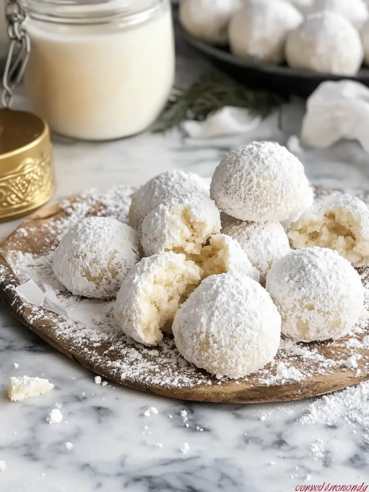 Sweetened Condensed Milk Snowball Cookies You ll Melt For 4 Sweetened Condensed Milk Snowball Cookies