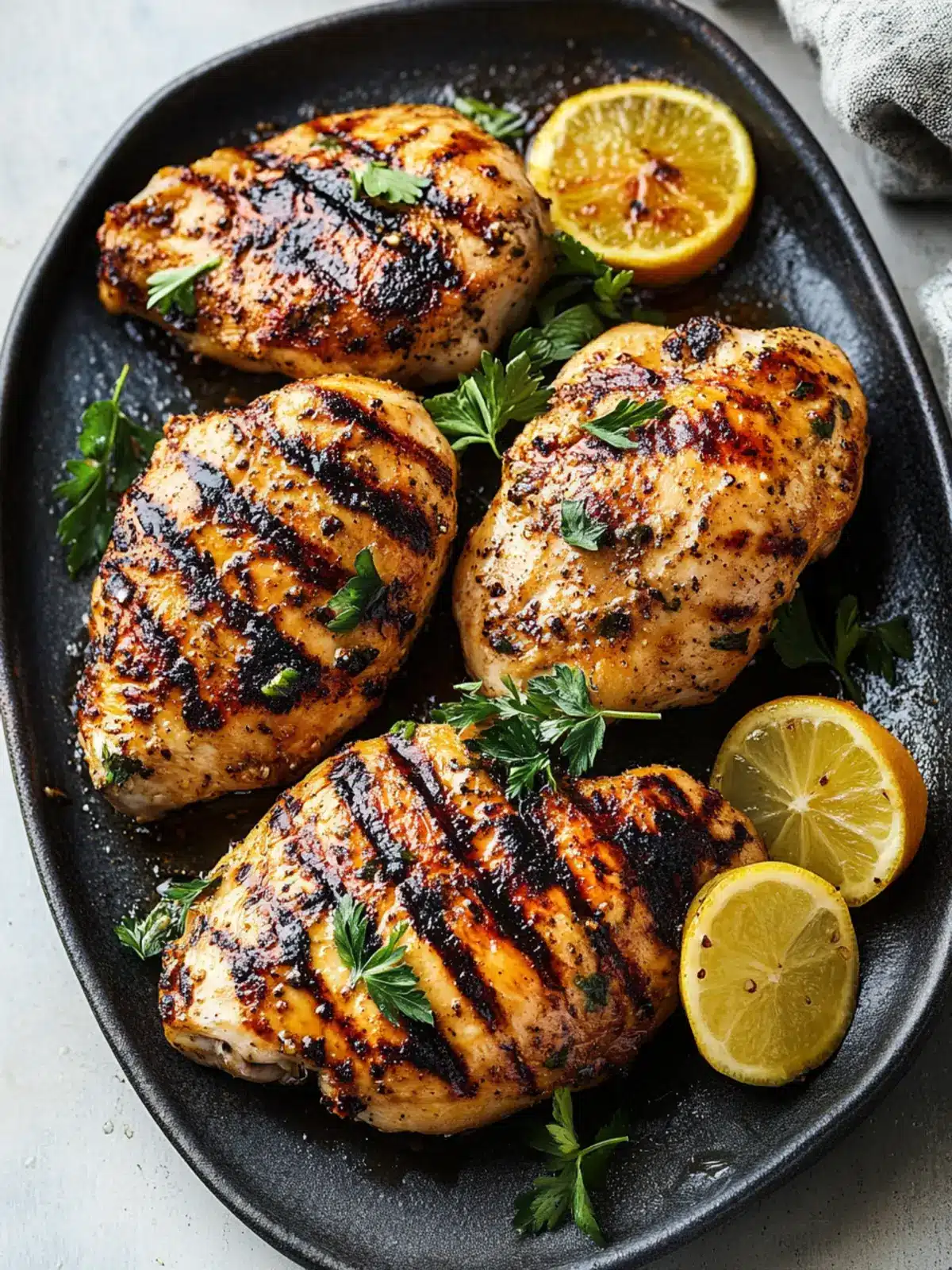Savor Juicy Grilled Chicken with Zesty Italian Flair 4 Grilled Chicken