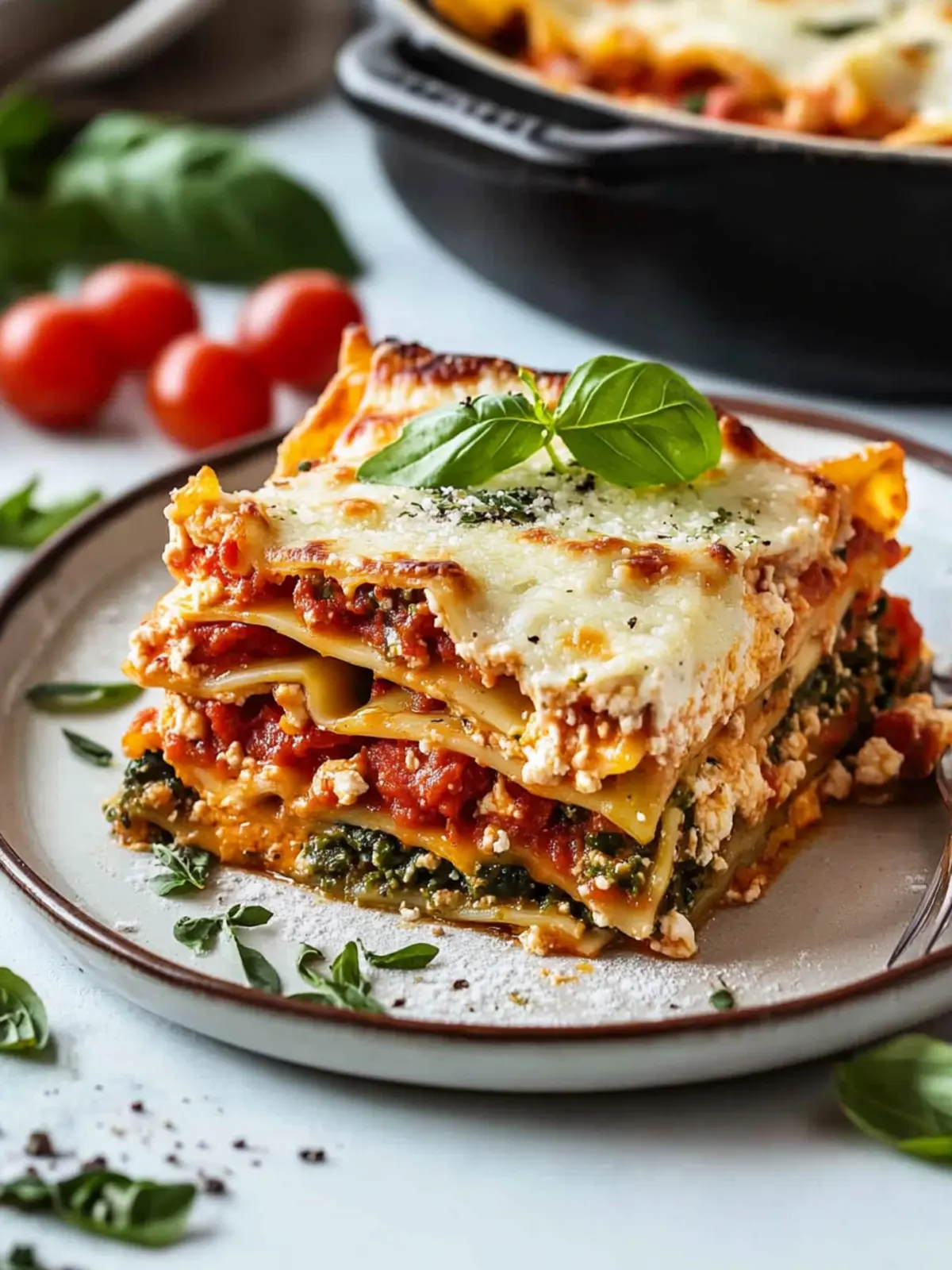 Irresistible Vegetarian Lasagna Bursting with Roasted Veggies 4 Vegetarian Lasagna