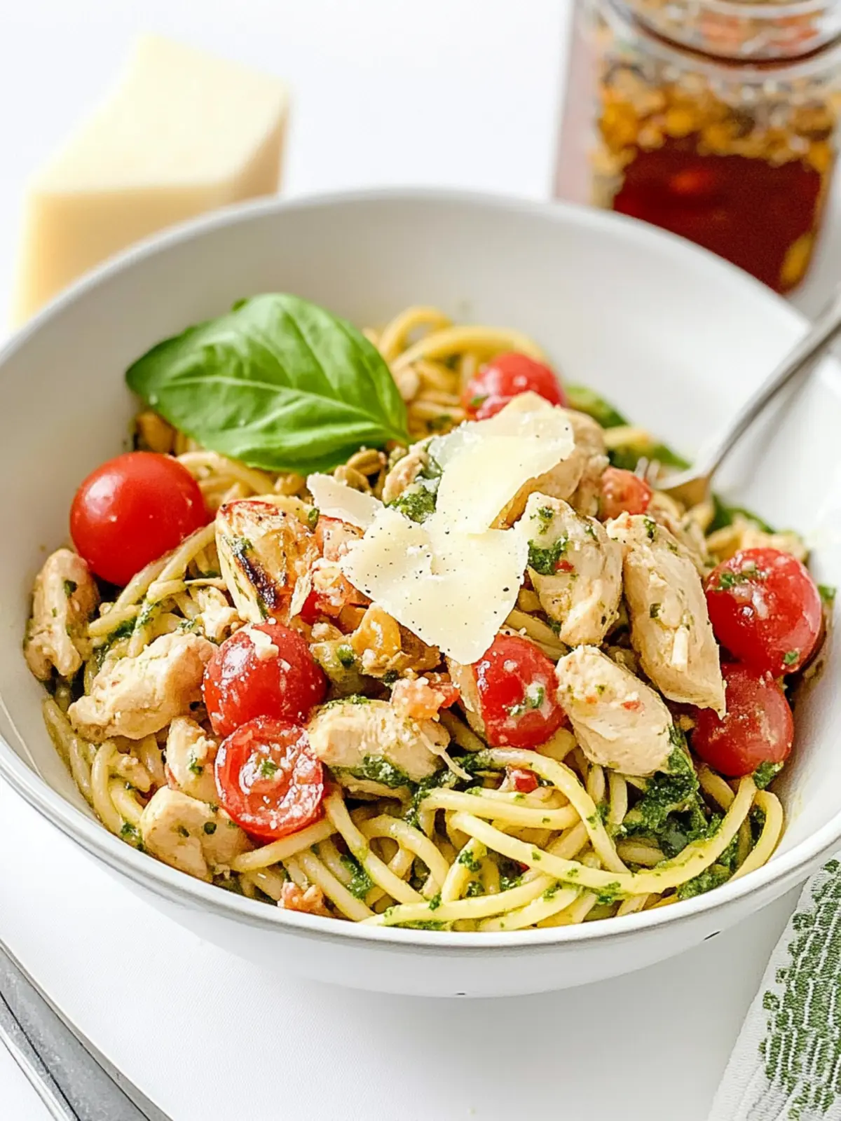 Quick and Fresh Chicken Margherita Pasta in 30 Minutes 2 Chicken Margherita Pasta