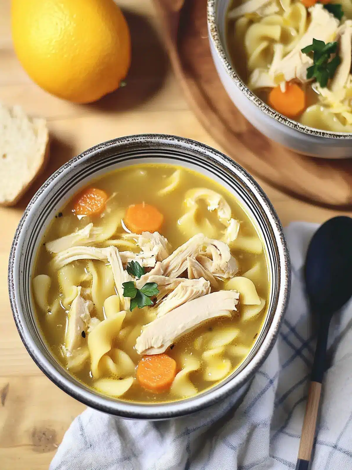 Hearty Homemade Chicken Noodle Soup for Cozy Comfort 4 Homemade Chicken Noodle Soup