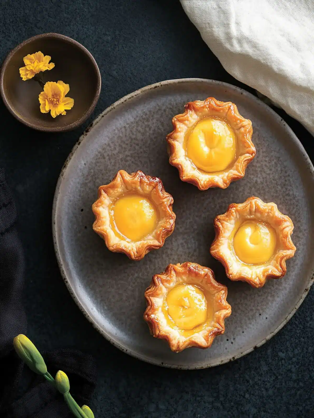 Delicious Dim Sum Custard Tarts You Can Make at Home 2 Dim Sum Custard Tarts