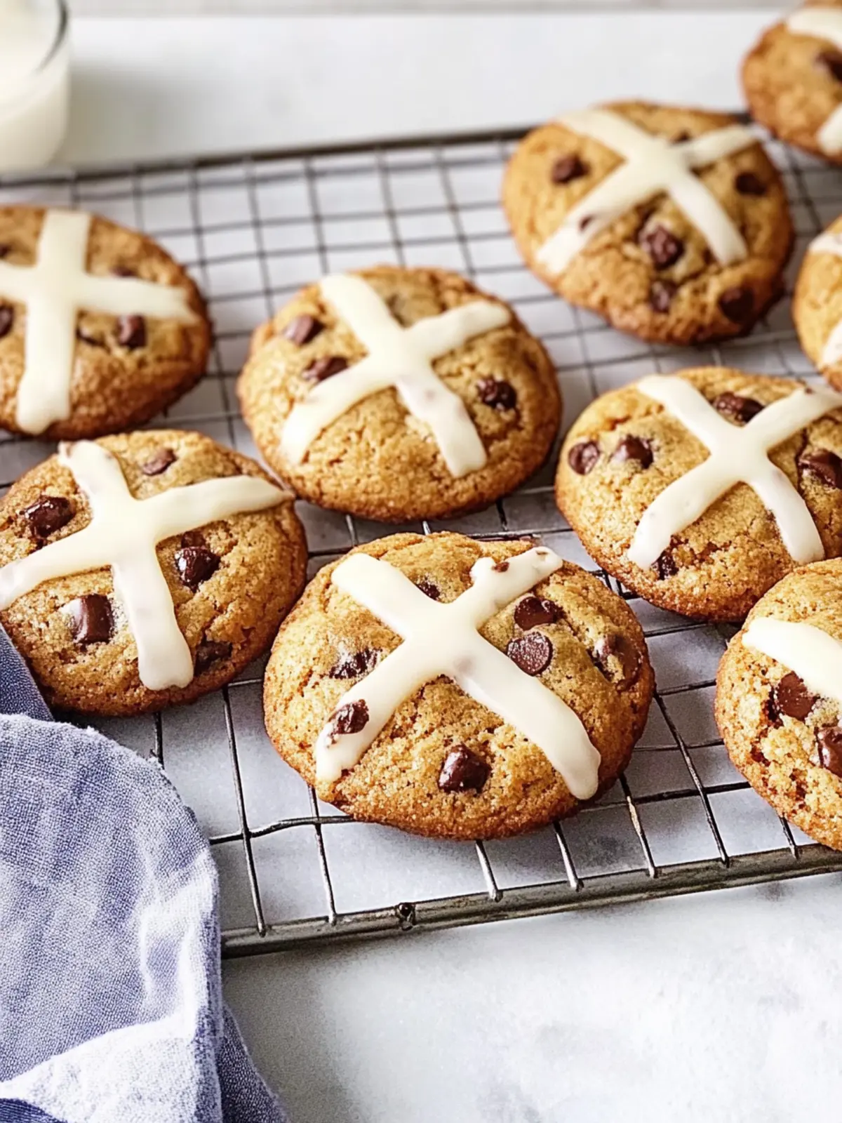 Choc Chip Hot Cross Cookies: A Sweet Easter Treat Delight 3 Choc Chip Hot Cross Cookies