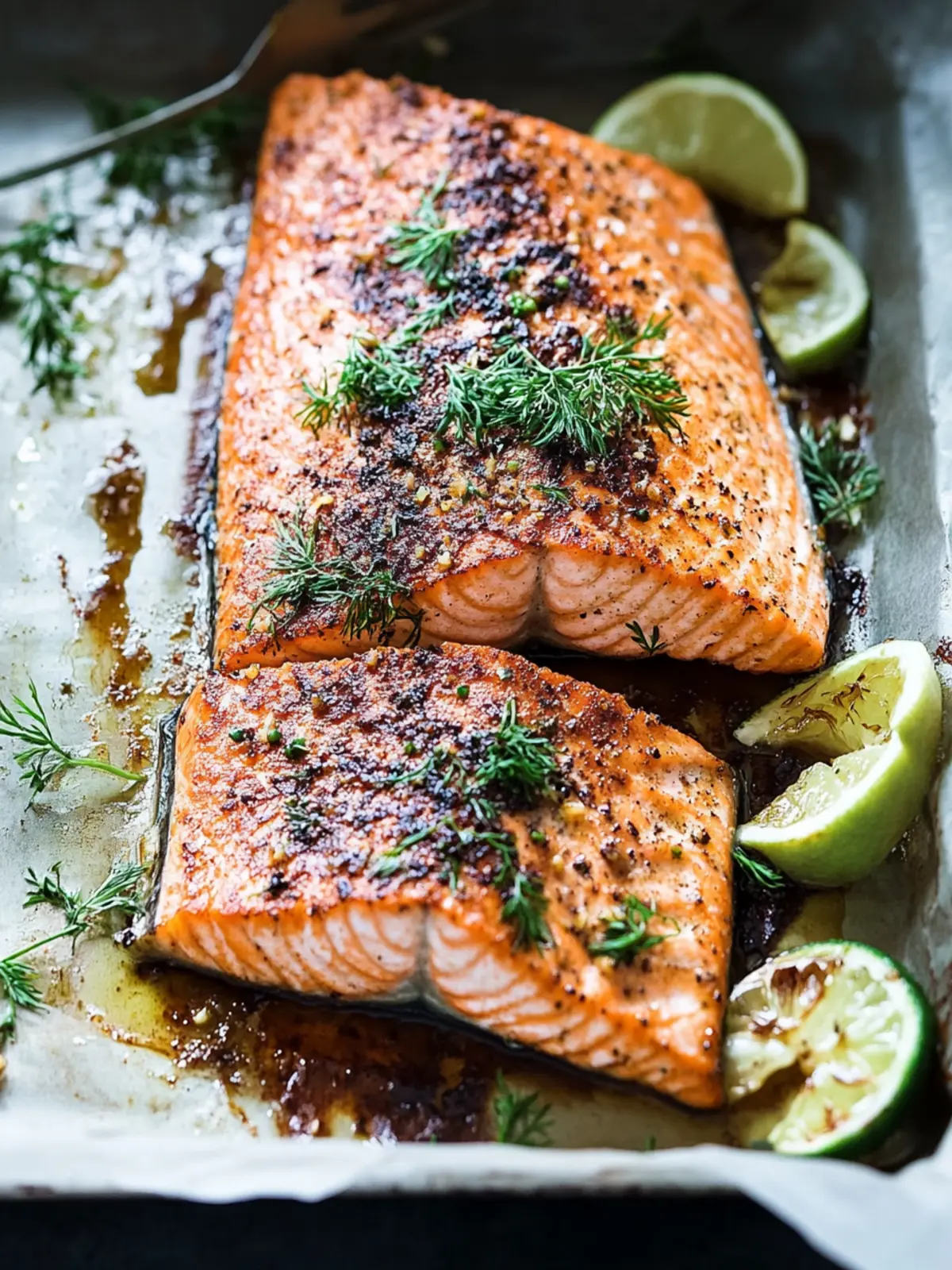Savory Baked Salmon with a Sweet Spice Twist for Dinner 3 Baked Salmon