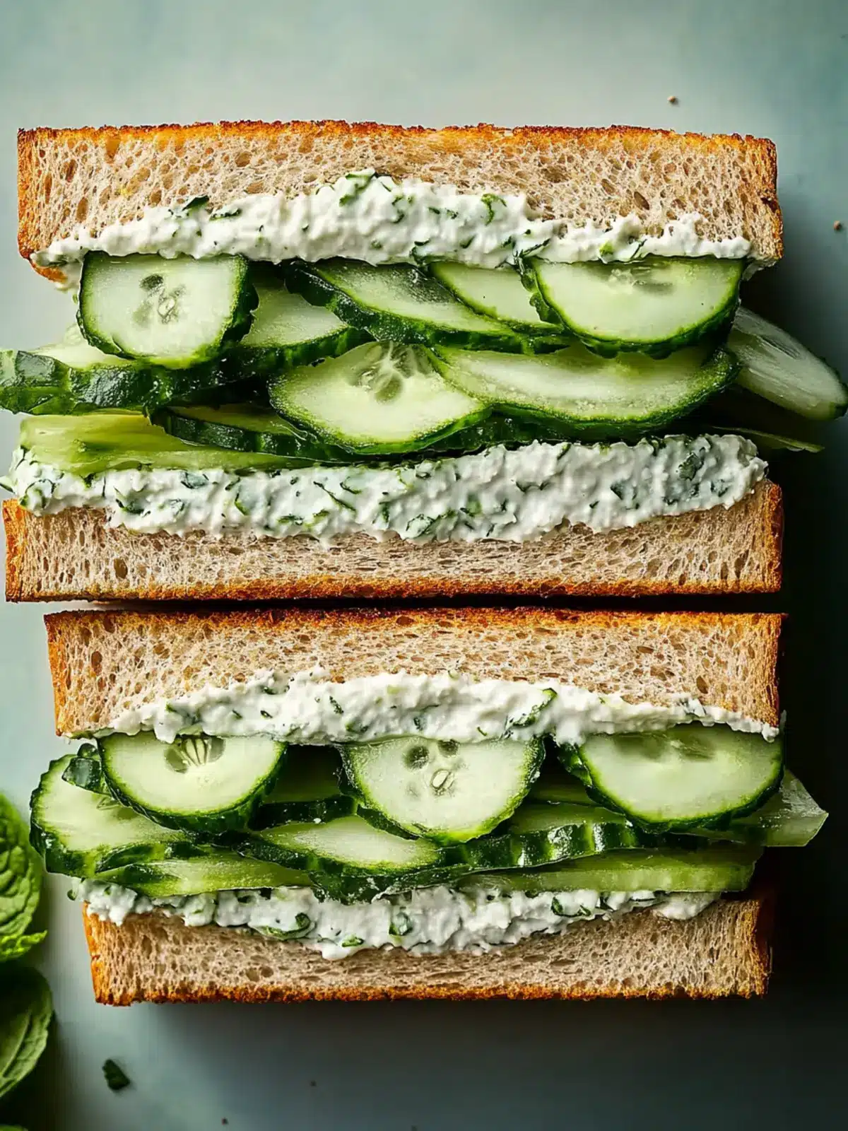 Easy Cucumber Sandwich Recipe for a Refreshing Snack 2 Cucumber Sandwich