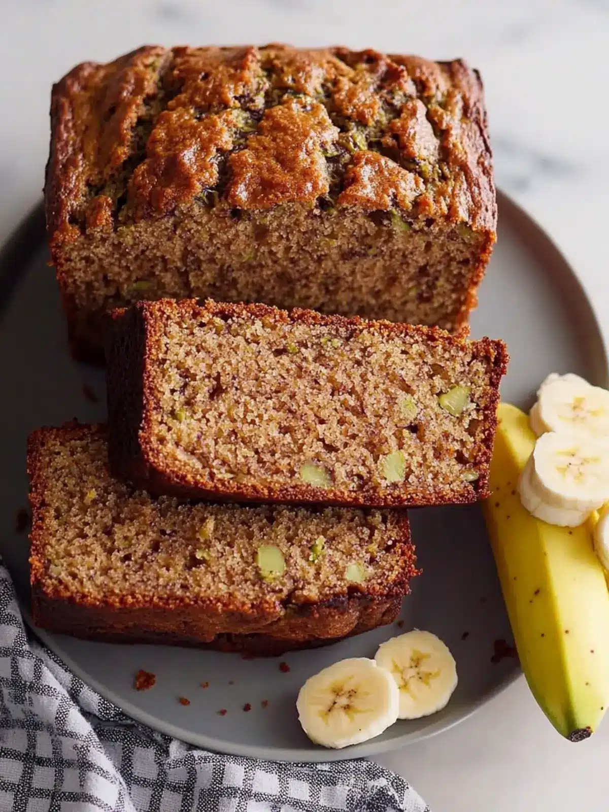 Moist Banana Zucchini Bread You'll Want to Bake Today 2 Banana Zucchini Bread