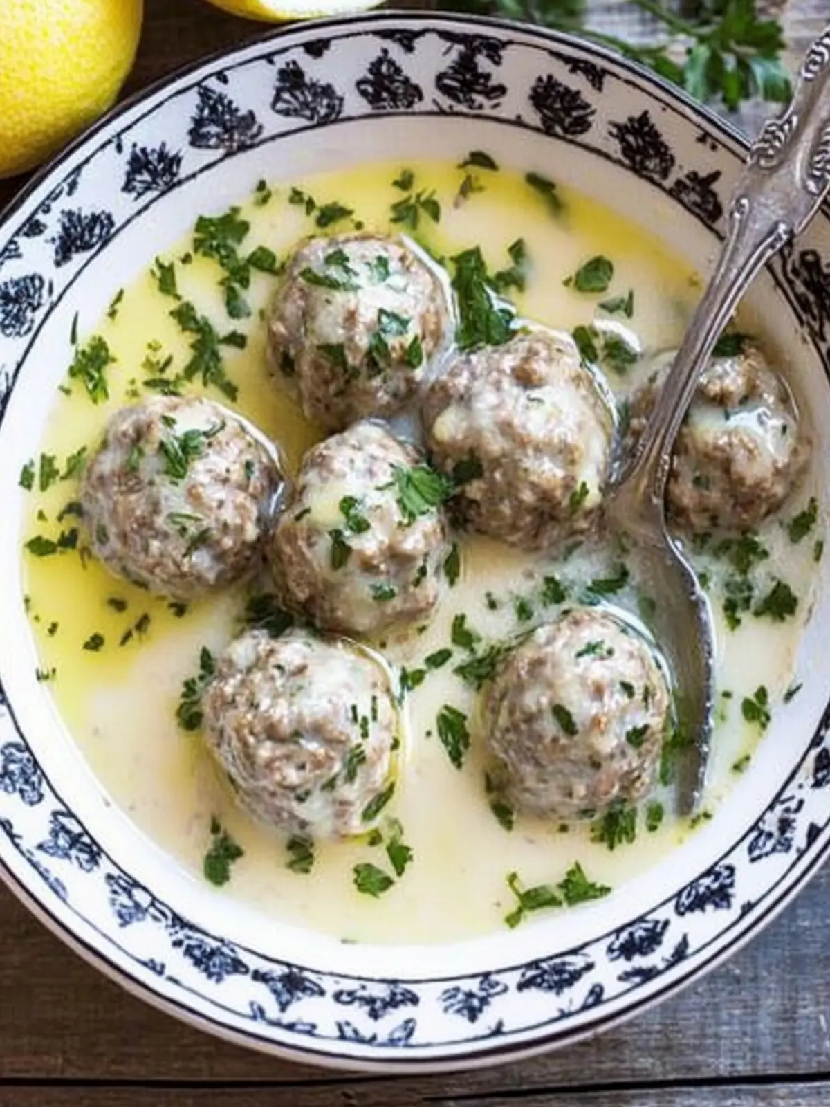 Savory Greek Meatballs in Lemon Sauce for Fresh Flavor Bliss 4 Greek Meatballs in Lemon Sauce