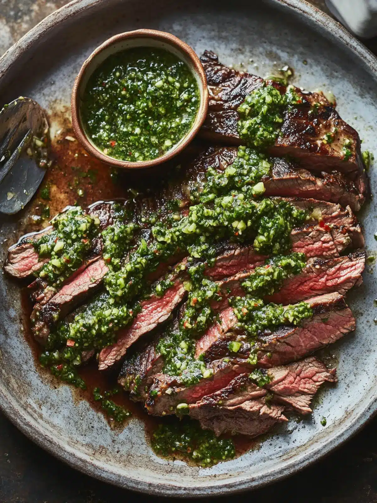 Flank Steak with Chimichurri Sauce: Elevate Your BBQ Game 2 Flank Steak with Chimichurri Sauce