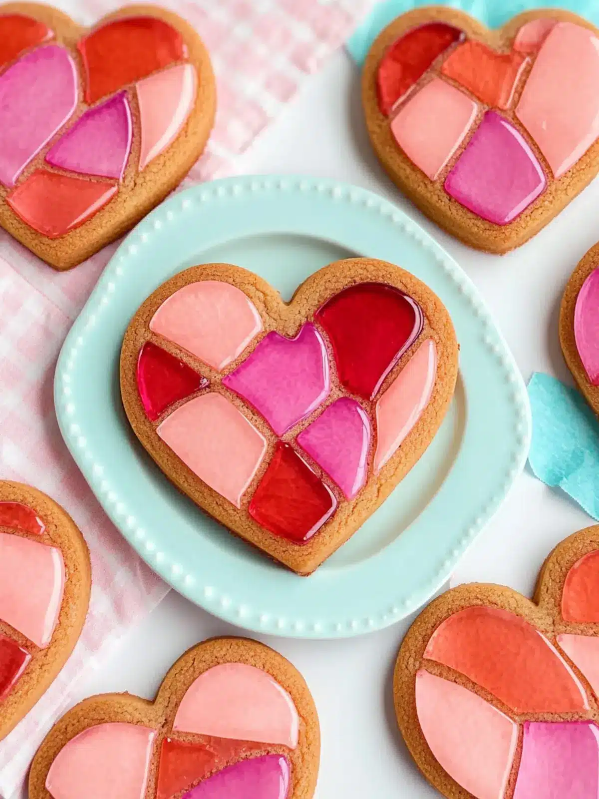 Stained Glass Valentine Heart Cookies That Spark Joy 2 Stained Glass Valentine Heart Cookies
