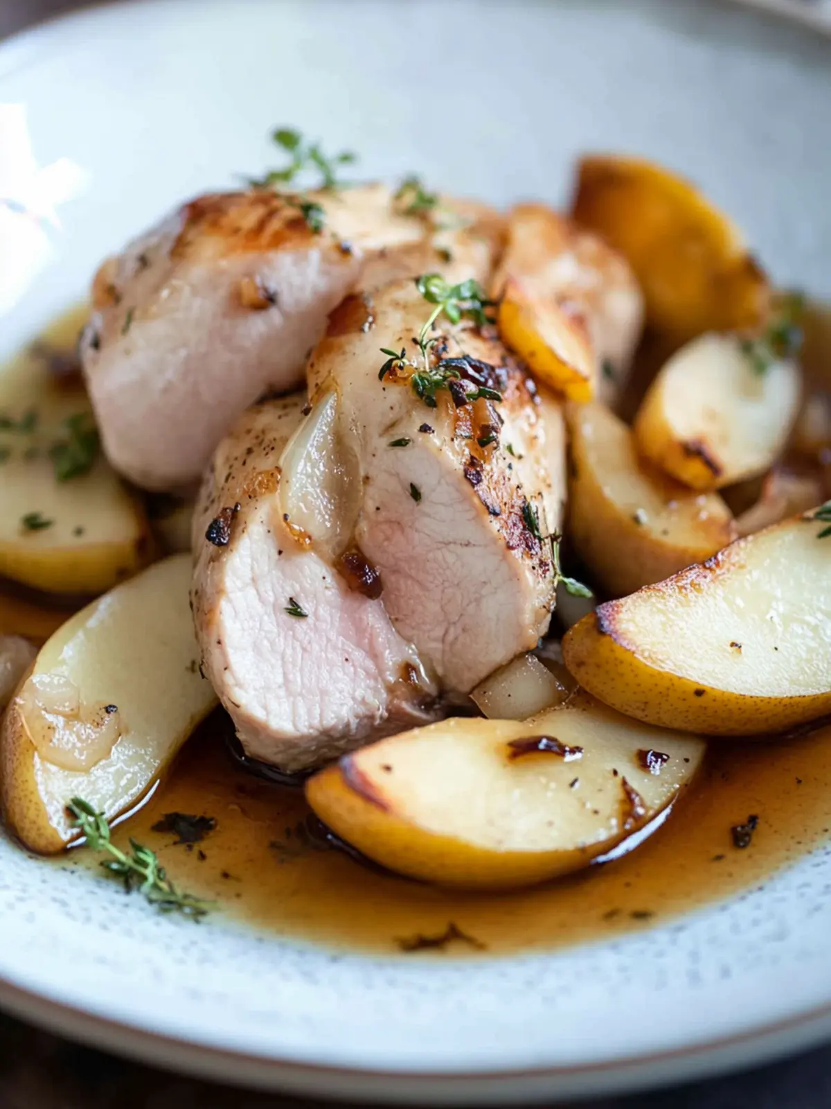 Savory Pork Tenderloin with Pears and Shallots for Dinner Delight 2 Pork Tenderloin with Pears and Shallots